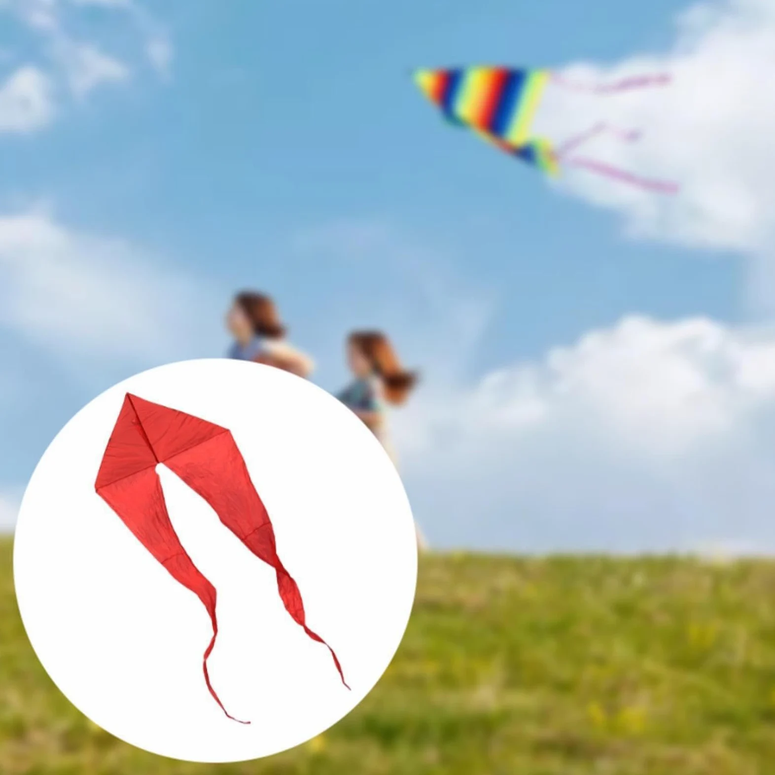 Milageto Cometa Fantasma al Aire Libre Cometa Triangular Grande Plegable de Poliéster para Niños y Adultos Línea Única Fácil de Controlar y