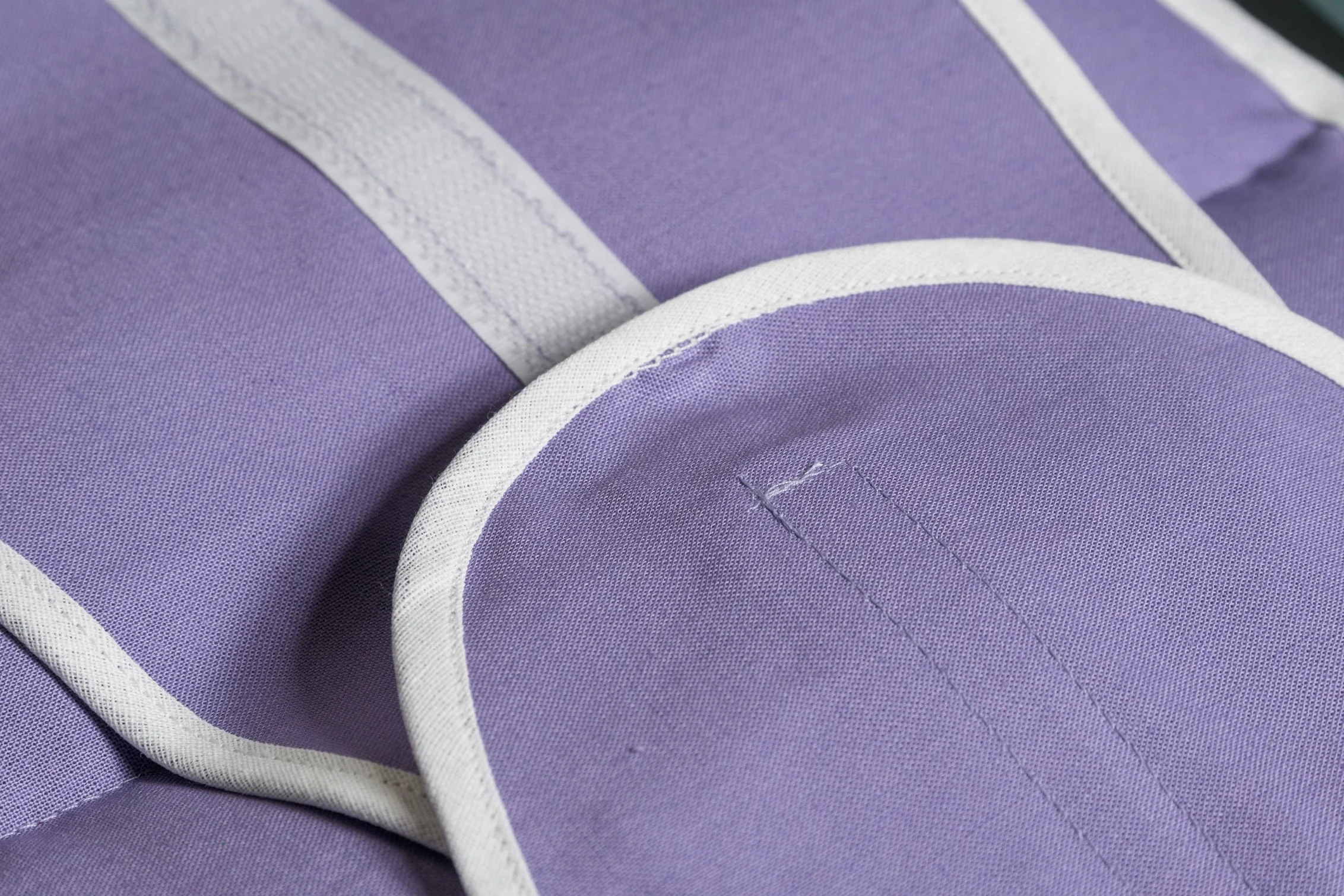 Saco térmico lumbar de semillas de uva 135cm malva