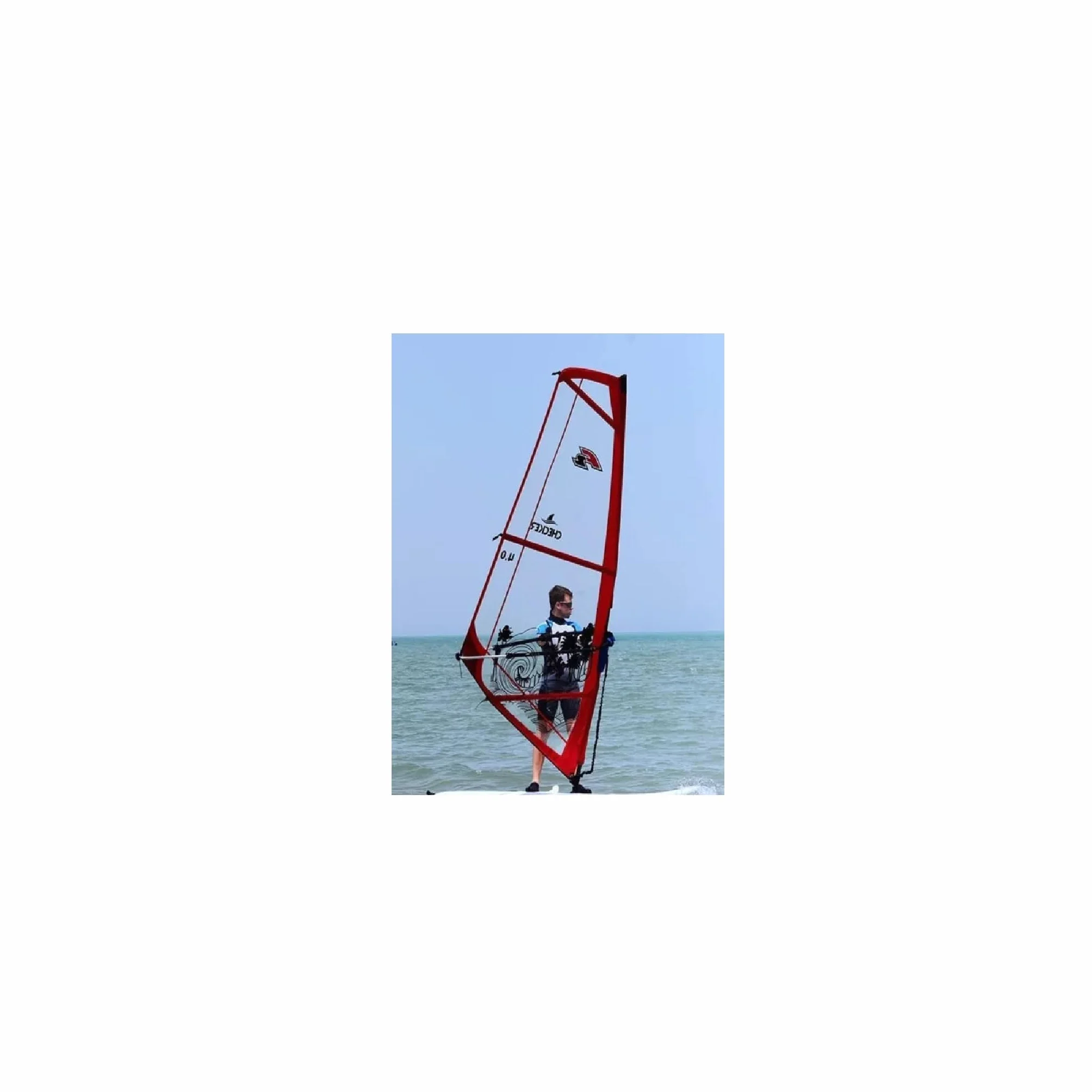 F2 Vela 3,5 m² Windsurf Incluye Mástil y Tenedor Deportes Acuáticos