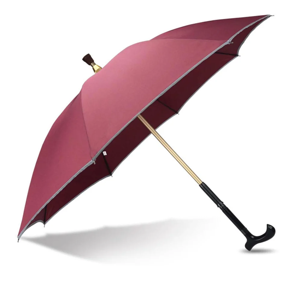 HLTYGWX Muletas Paraguas Mango Largo Paraguas Separable Multifunción Reforzar Bastón De Trekking Antideslizante Muleta para Ancianos Ayuda para Montañismo Bastón para Caminar