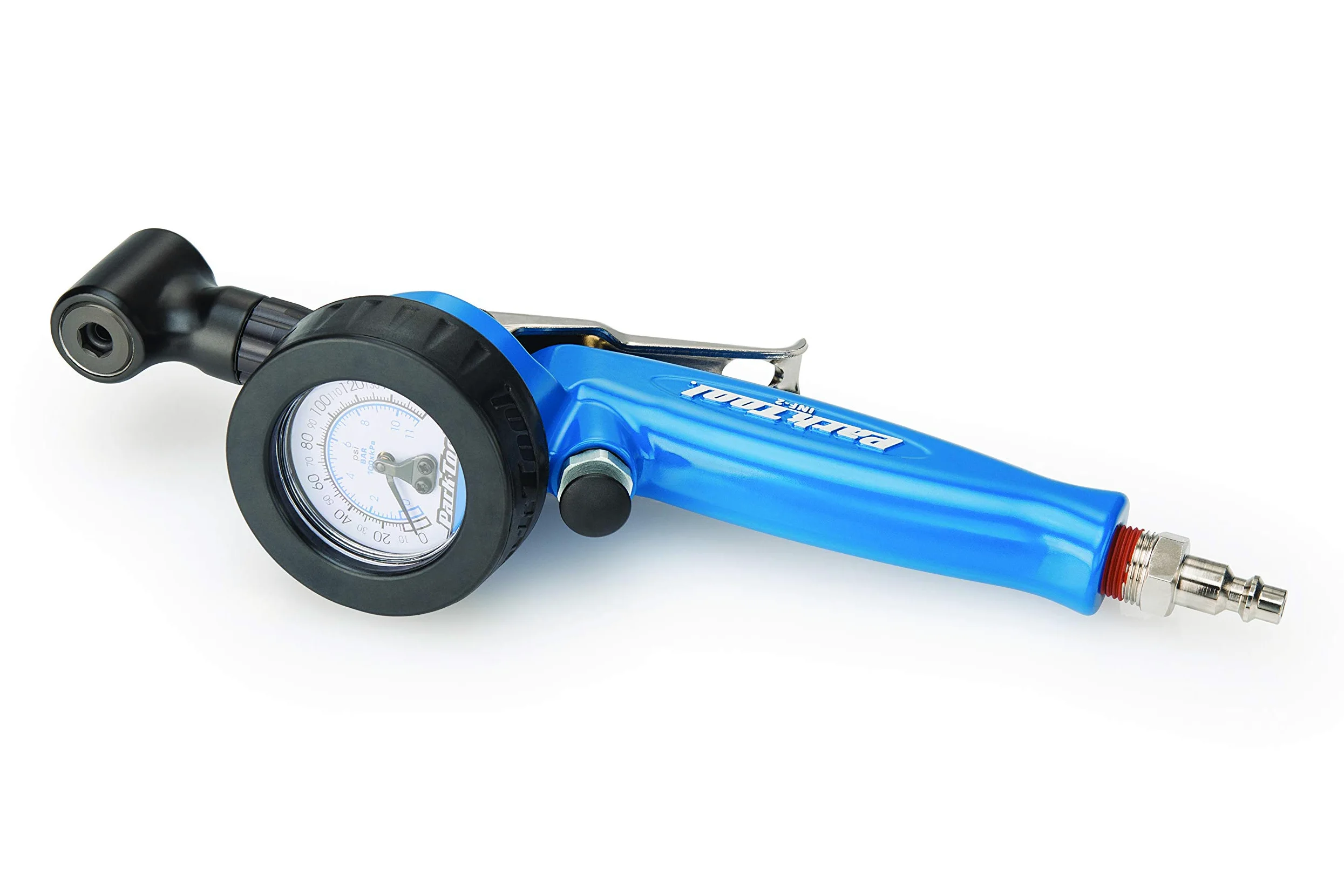 Park Tool INF-2 Shop Herramienta de inflador, Azul