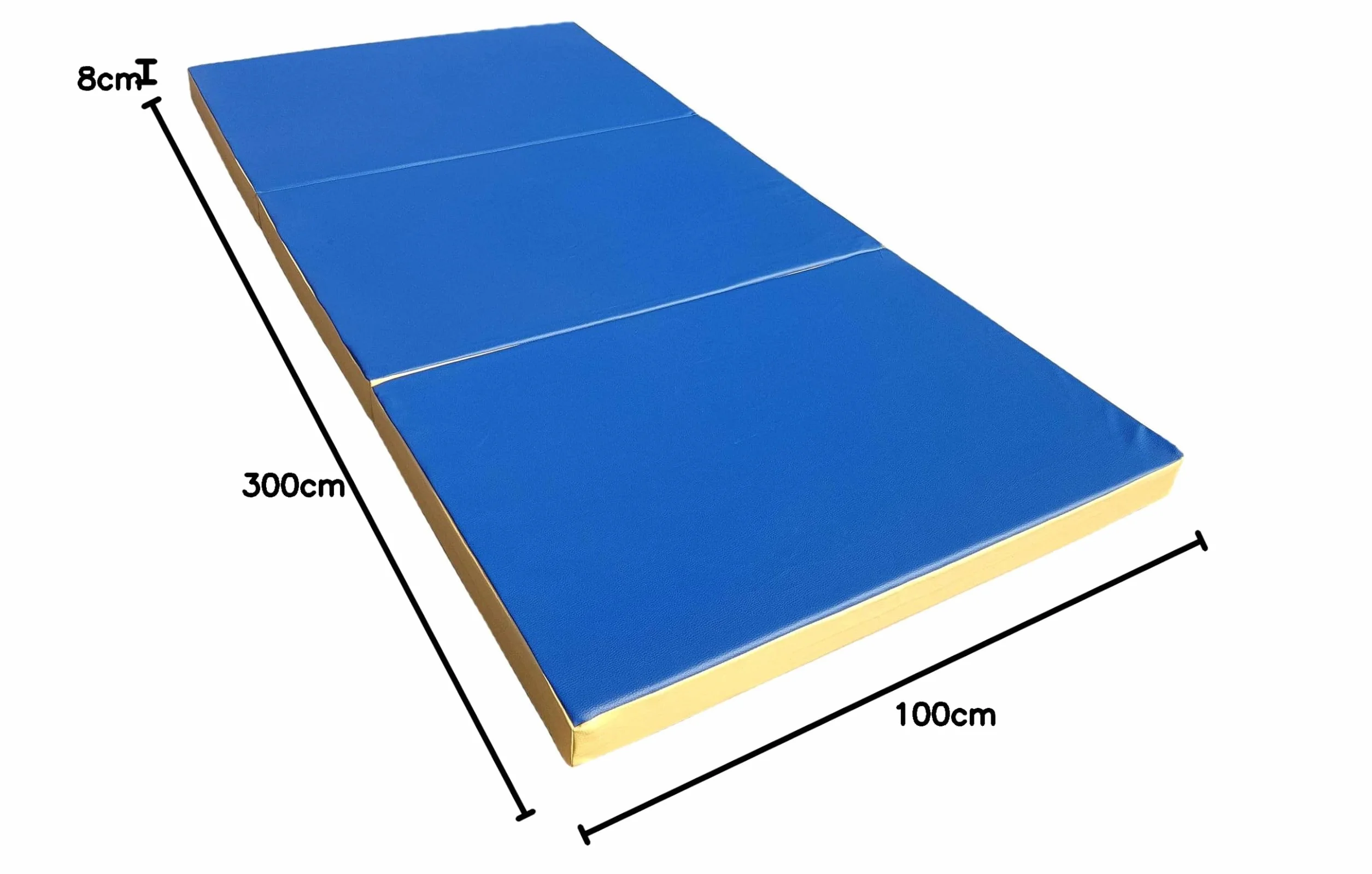 NiroSport Colchoneta de suelo blando,300x100x8cm colchoneta deportiva plegable