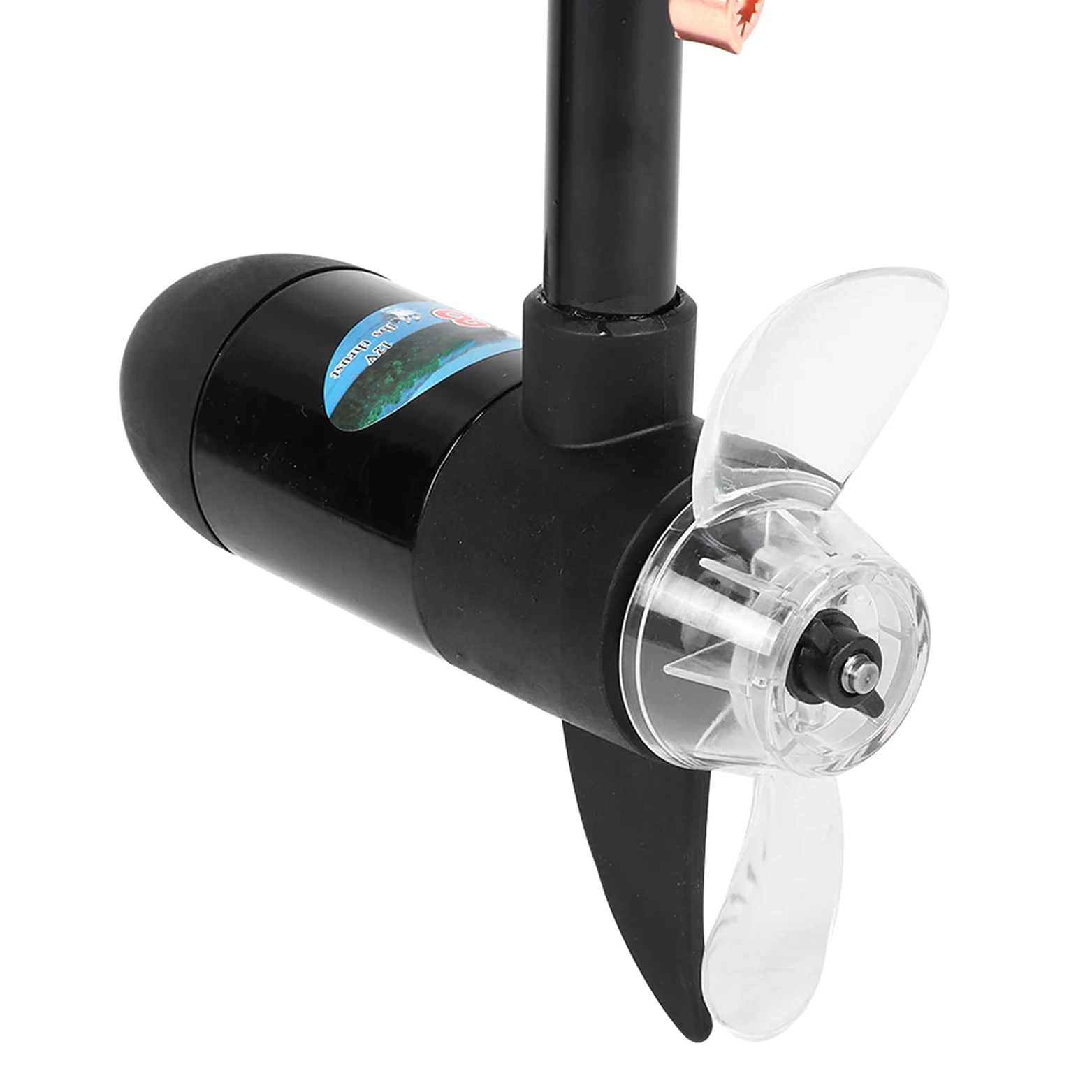 Bote Inflable para Adultos Motor de Pesca con Curricán de Montaje de Metal Motor de Pesca con Curricán de Montaje Eléctrico de Múltiples Engranajes Cepillado de 12 V y 18 Libras