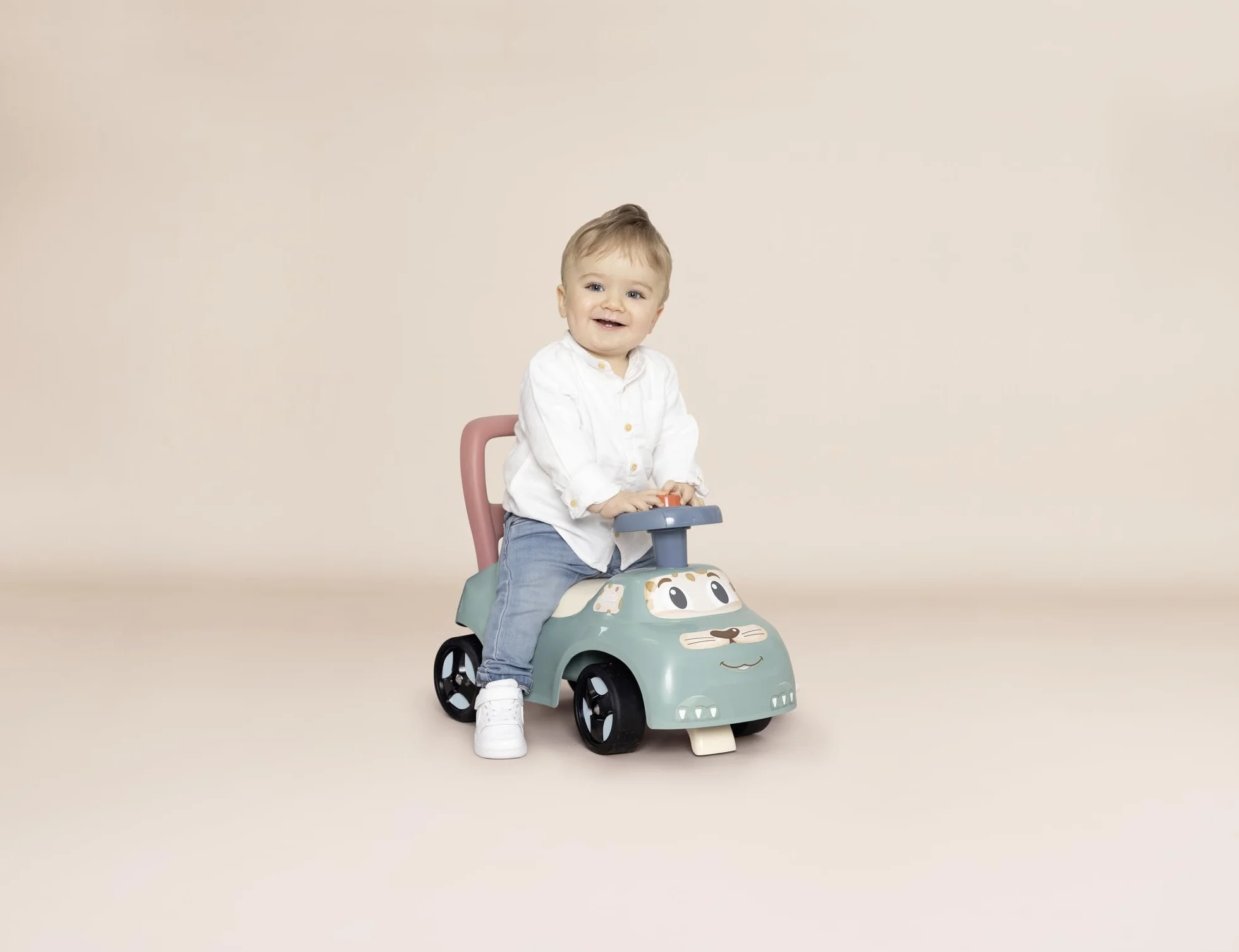 Little Smoby Mi Primer Coche Correpasillos Vehículo Infantil Compartimento portaobjetos Antivuelco Interior Exterior
