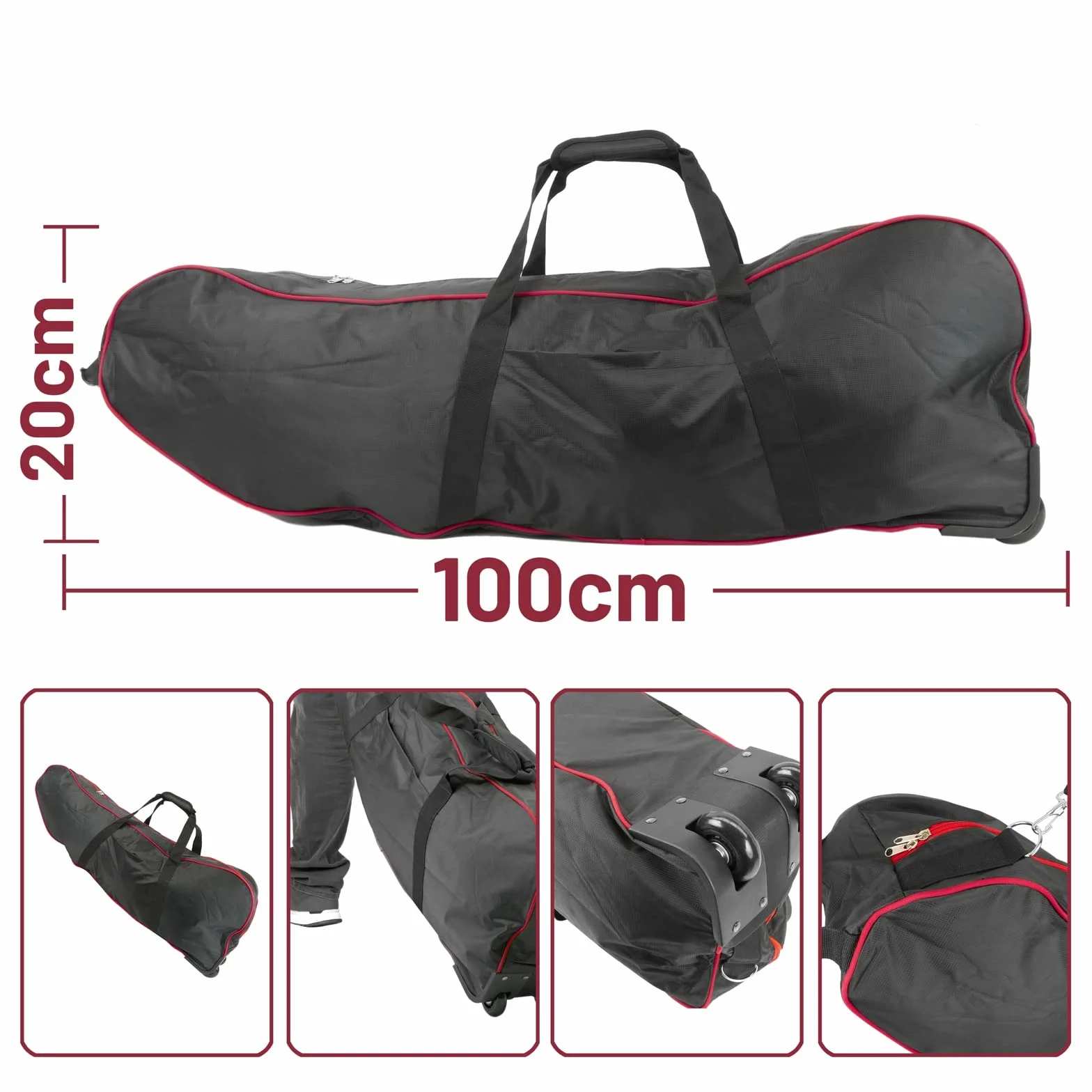Bolsa con Ruedas para Patinete eléctrico Tipo Trolley 8’’
