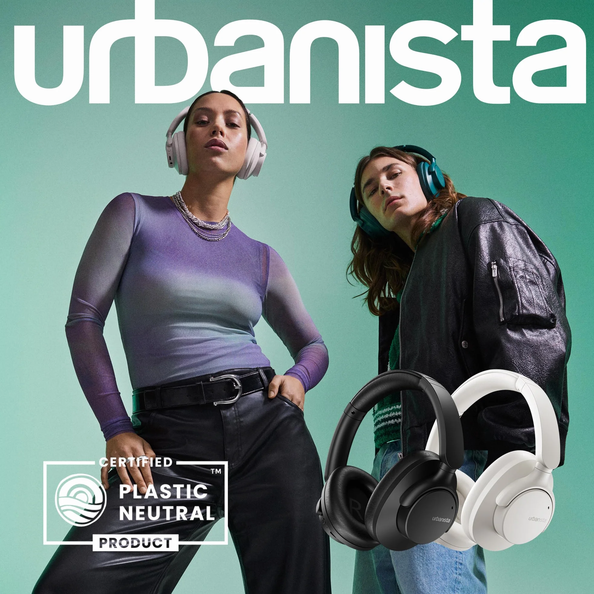 Urbanista Auriculares Valencia, Talla Única, Blancos Nube