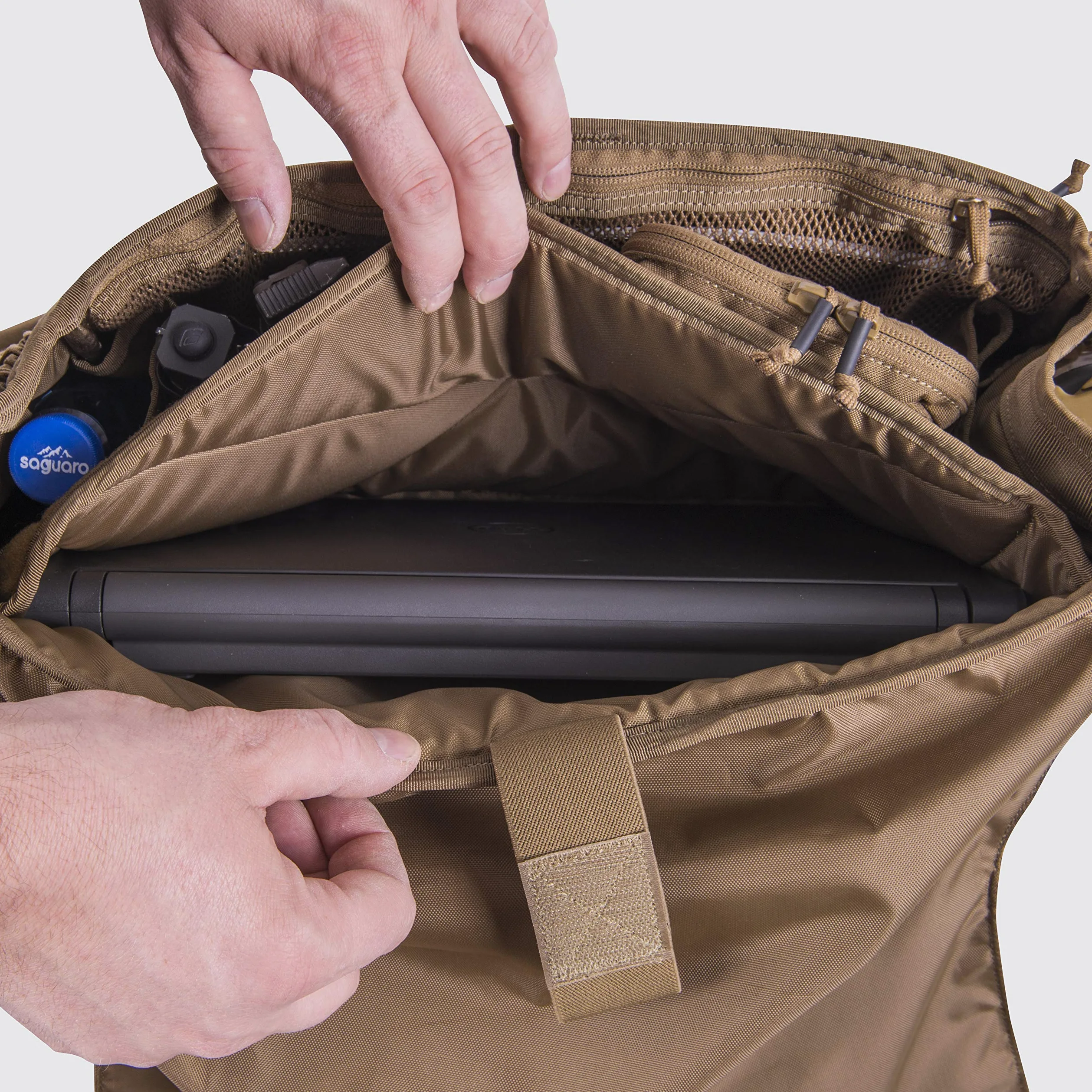 Helikon-Tex Urban COURIER Bag - Funda para portátil (tamaño mediano), color gris, Gris Sombra Gris
