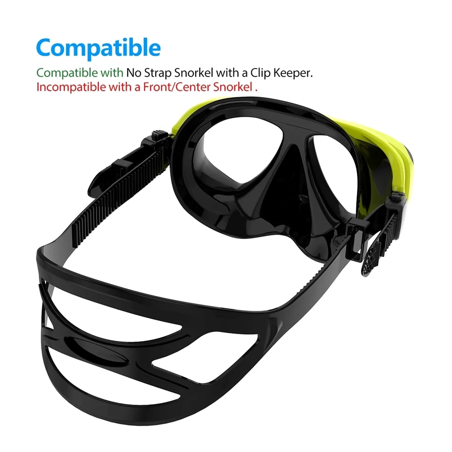 Buceo Máscara de Snorkel Máscara de Buceo antiempañamiento Gafas de Buceo con esnórquel Gafas de Buceo con Sello de Vidrio Templado