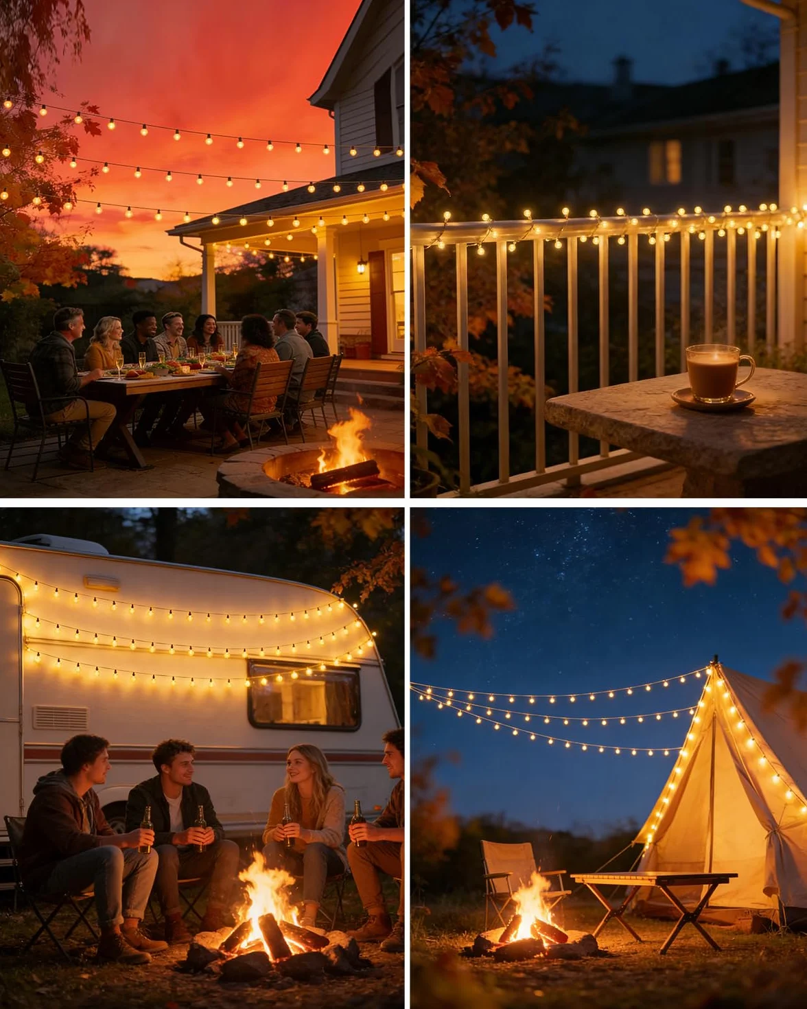 Suright Guirnaldas Luces Exterior Solar, 13M 60 LEDs, IP65 Impermeable, Cálido Blanco