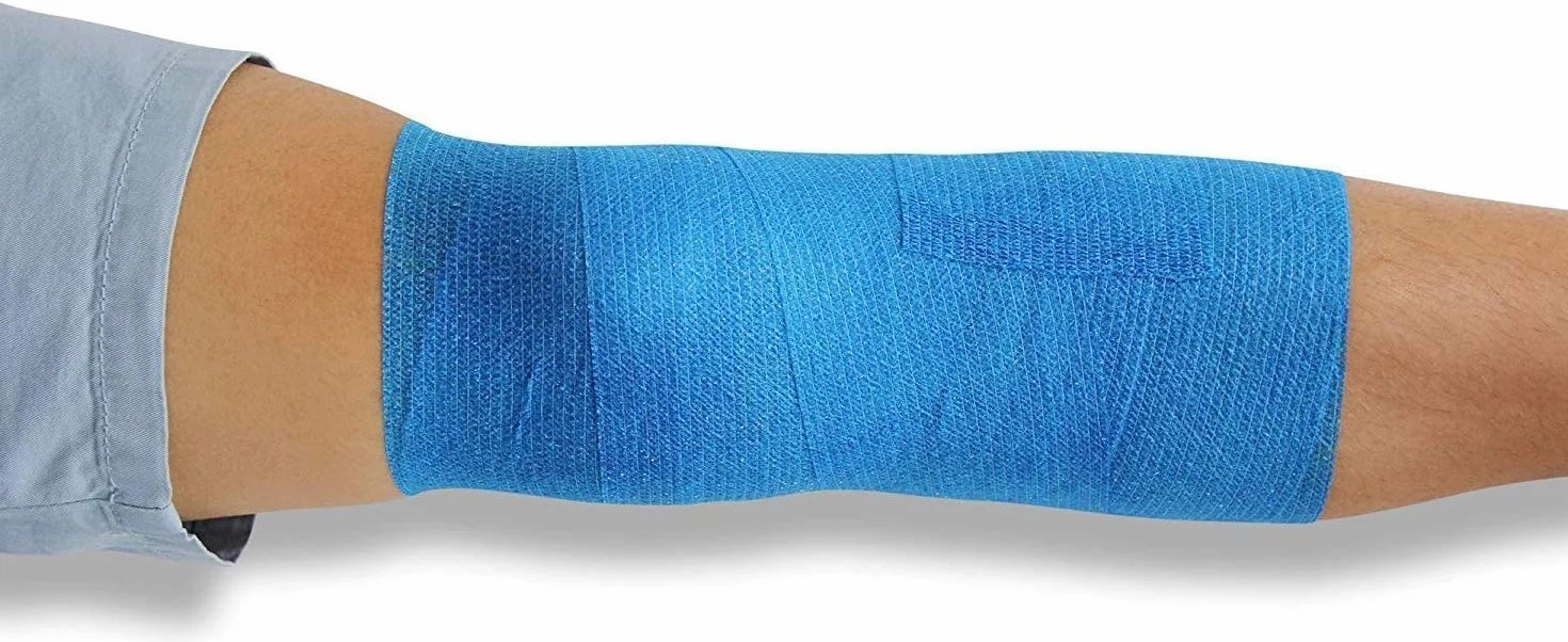 PintoMed Venda Cohesiva 6 Rollos 10 cm x 4,5 m Estirado Vendaje Autoadhesiva Elástica