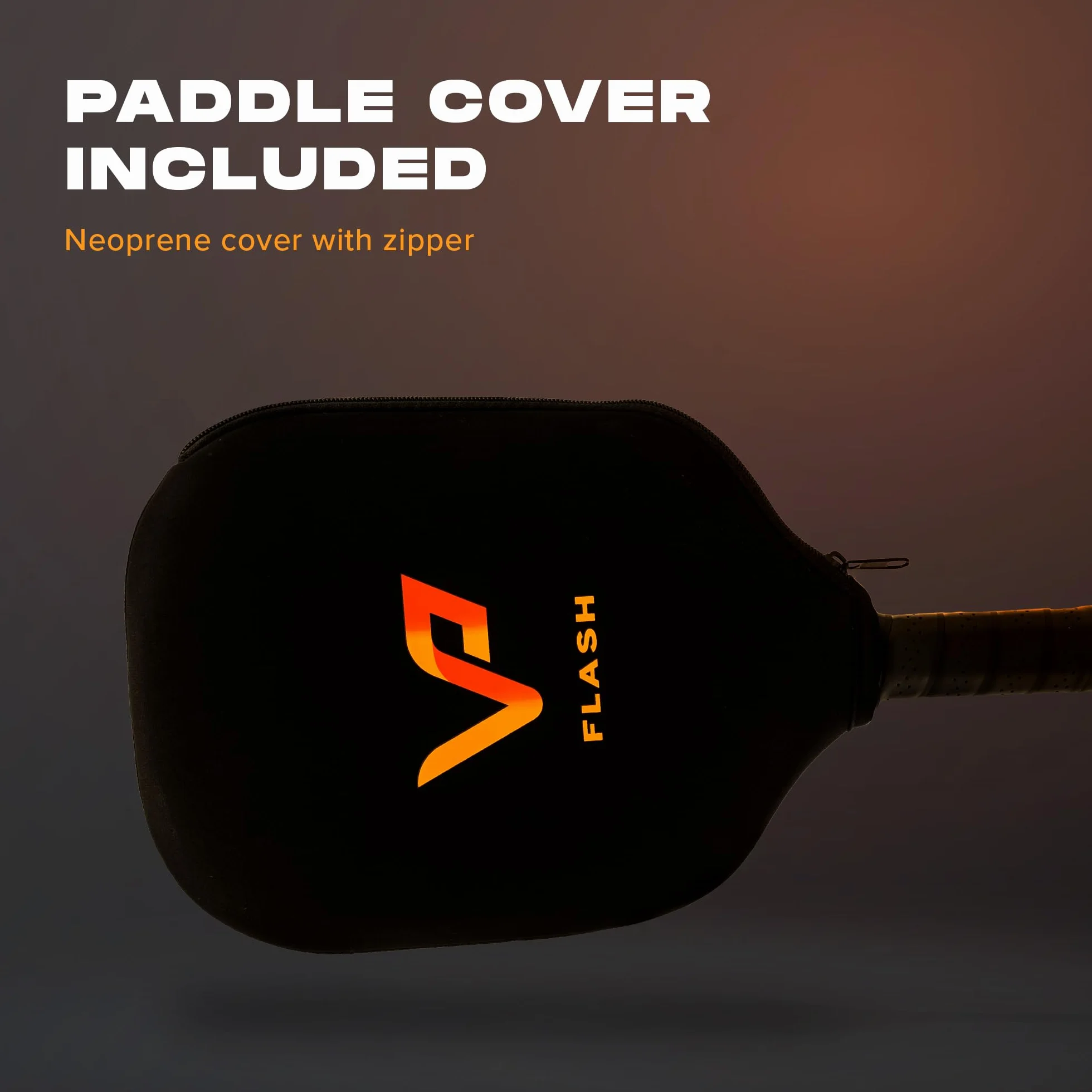 Vatic Pro Pala de Pickleball de Fibra de Carbono de 16 mm, termoformada con Paredes inyectadas de Espuma, Incluye Funda para la Pala