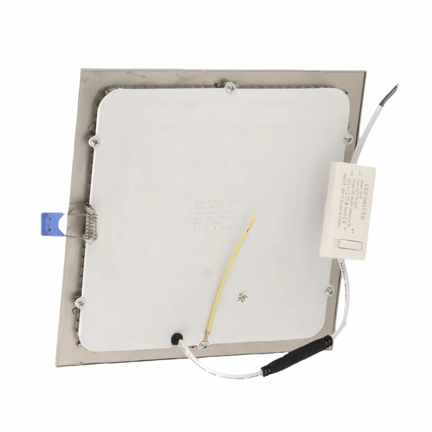 Panel LED de Techo 20W 2000lm 220x220mm Blanco Frío CCT Regulable Super Slim Empotrado Downlight