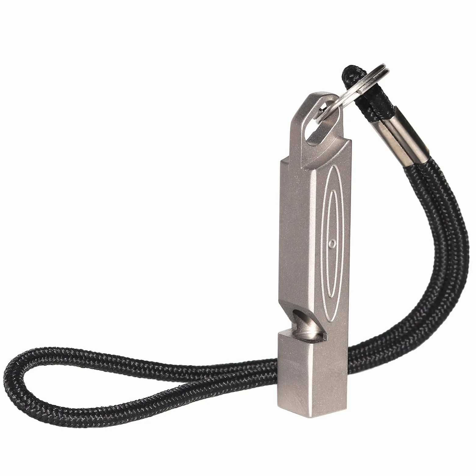 Silbato de perro para hacer que los perros vengan a ti, silbato de emergencia fuerte para mujeres, silbato de metal con cordón, silbato de kayak de emergencia impermeable para excursionistas