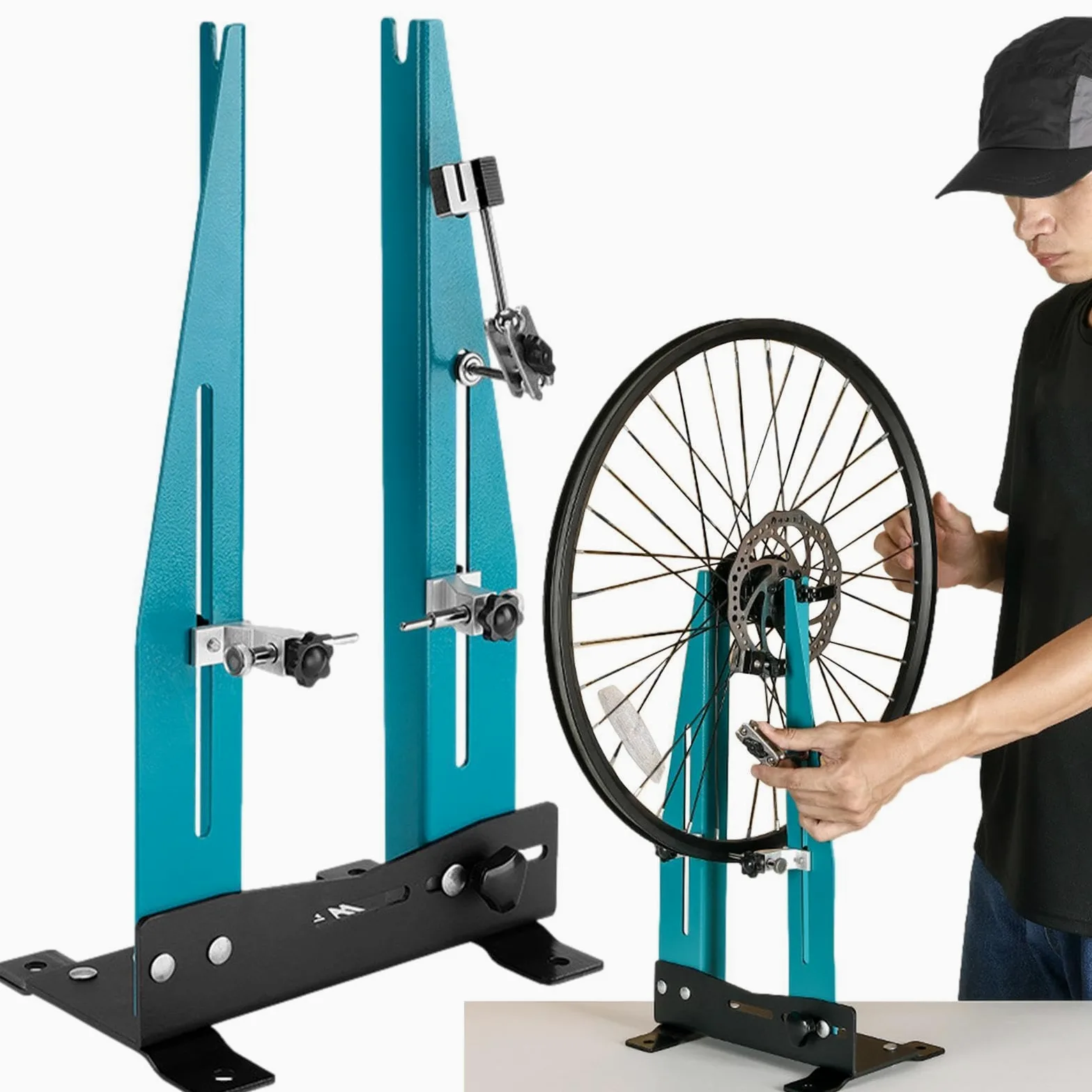 Soporte De Alineación De Ruedas De Bicicleta - Soporte De Alineación Giratorio Herramientas De Reparación De Bicicletas, Herramientas De Reparación De Bicicletas Livianas | Soporte Ajustable
