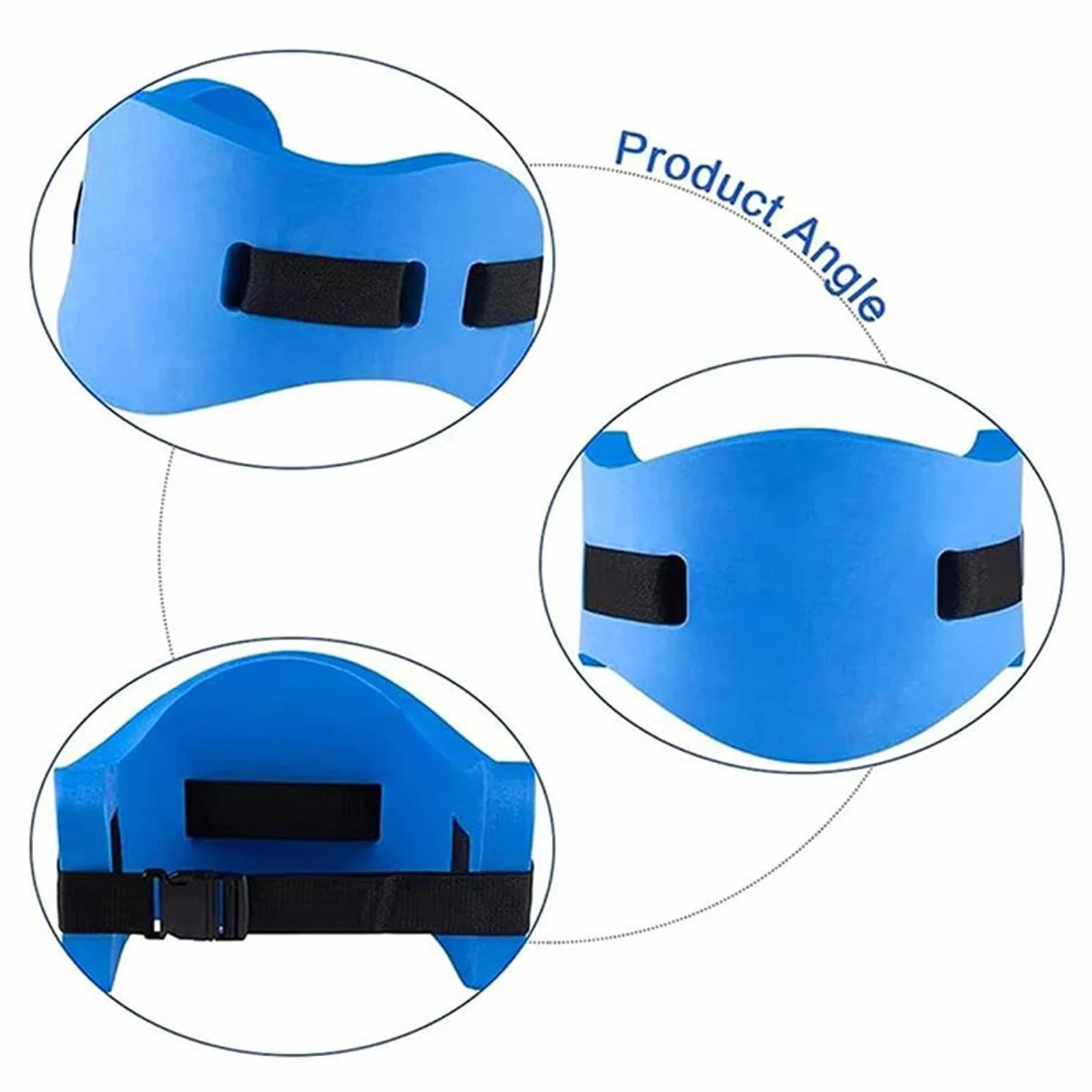 Cinturón de flotación | Accesorios de natación de espuma flotante | Cinturón flotante de natación para ejercicio de piscina | para mujeres y hombres, para interiores y exteriores, playa, río, lago