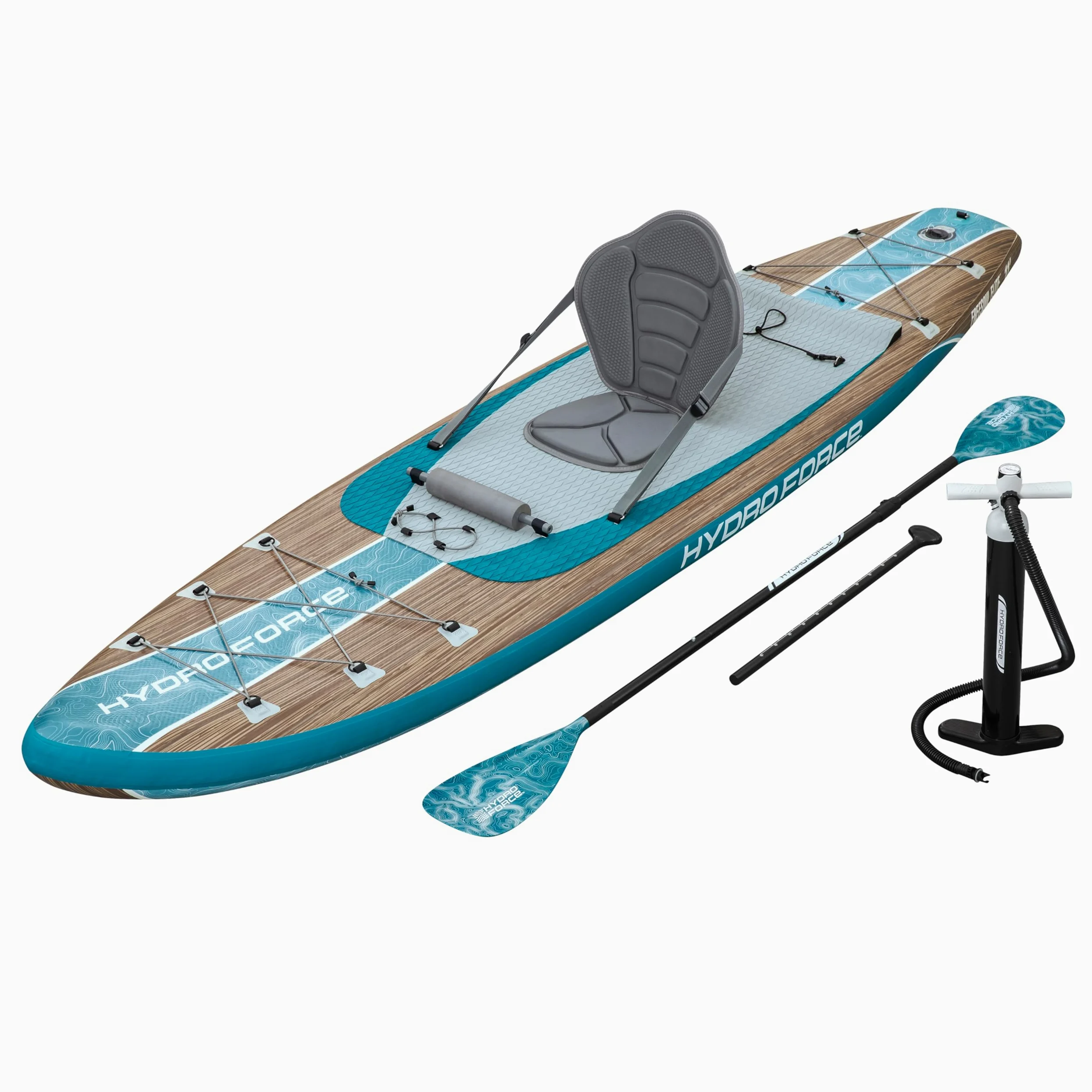Bestway 11' x 33" x 6" / 3.35 MX 84 cm x 15 cm FreeSoul Elite Juego de Tabla de Remo y Kayak 2 en 1 de 11'
