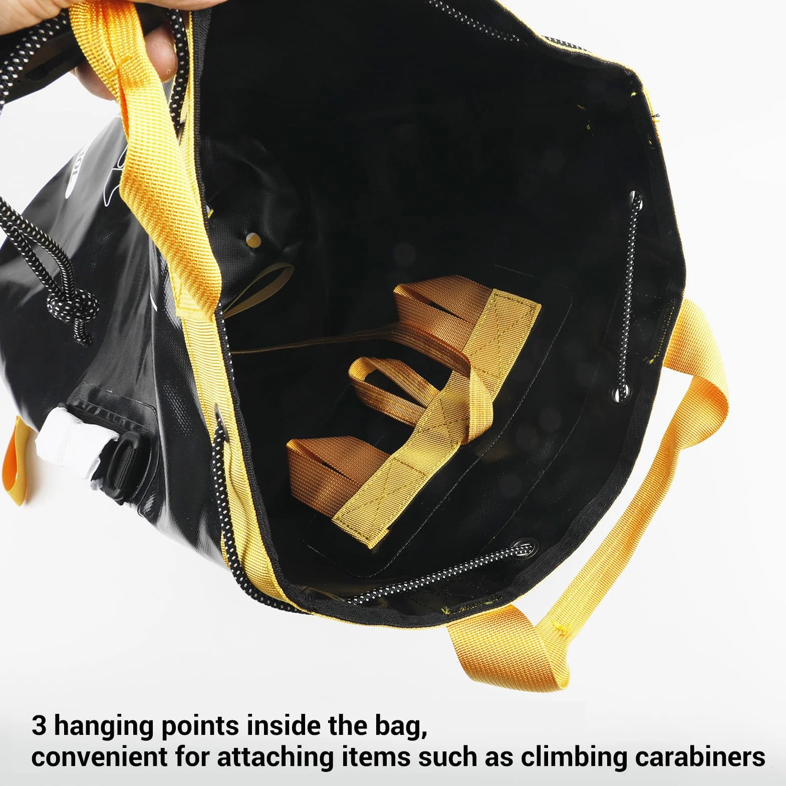 Buachois Bolsa de Escalada en Roca, Resistente y Transpirable, Bolsa de Equipamiento de Exploración, PVC, para Rescate Profesional y Descenso de Cascadas (30L)