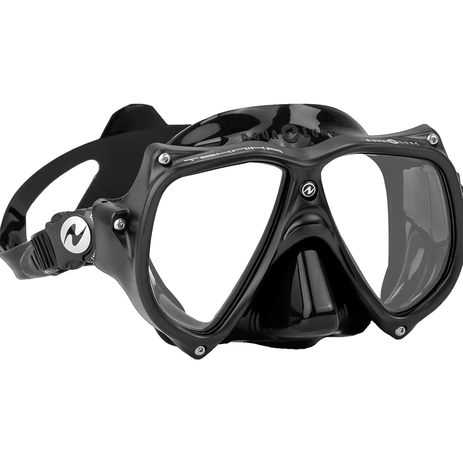 Aqualung TEKNIKA - Máscara de Buceo para Adultos de Vidrio Templado, Montura Resistente a los Golpes, Fácil Ajuste, Cómoda, Se Adapta a Todo Tipo de rostros, Óptimo para Submarinismo y Snorkel