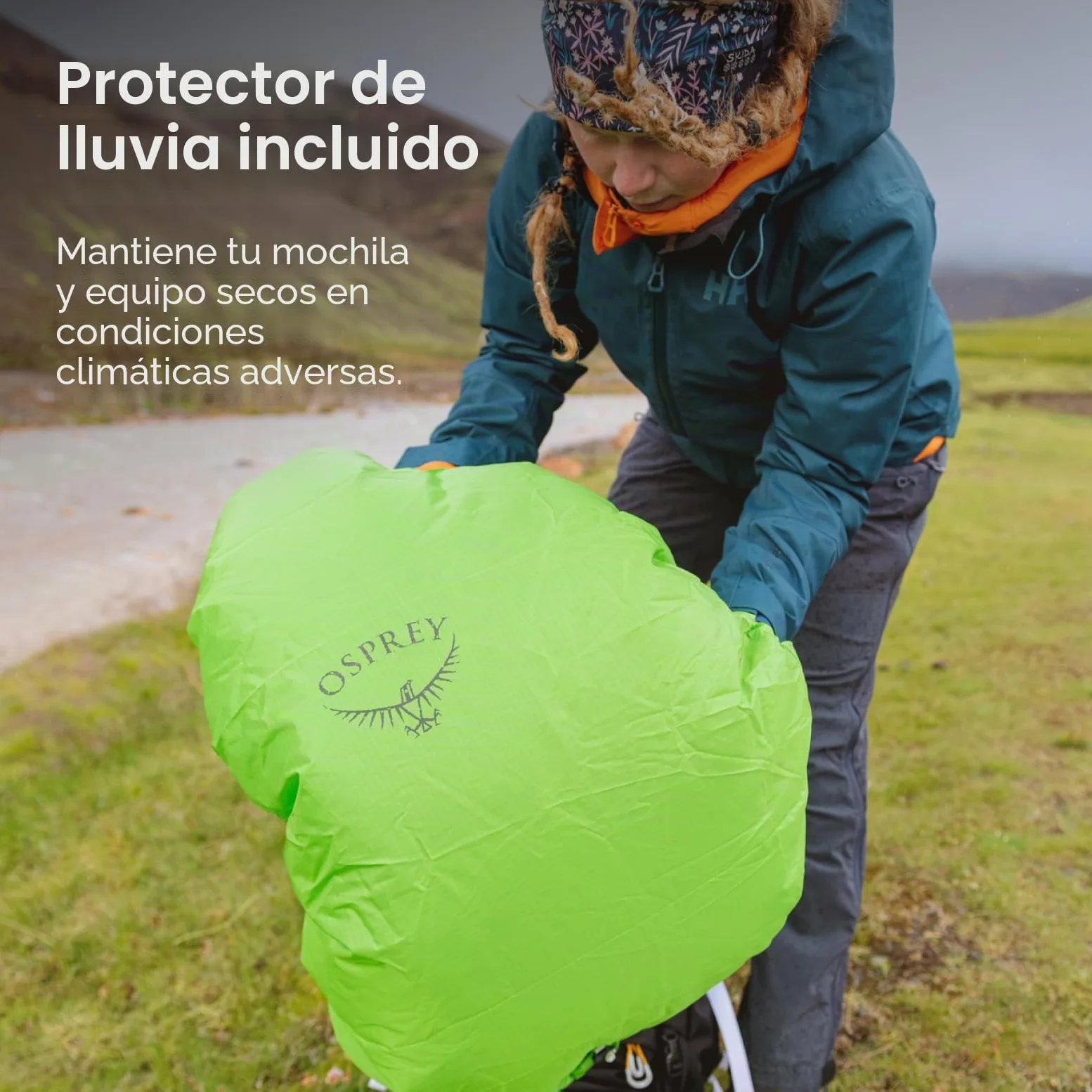 Osprey Sirrus Mujer Mochila, 24L, Succulent Green, O/S