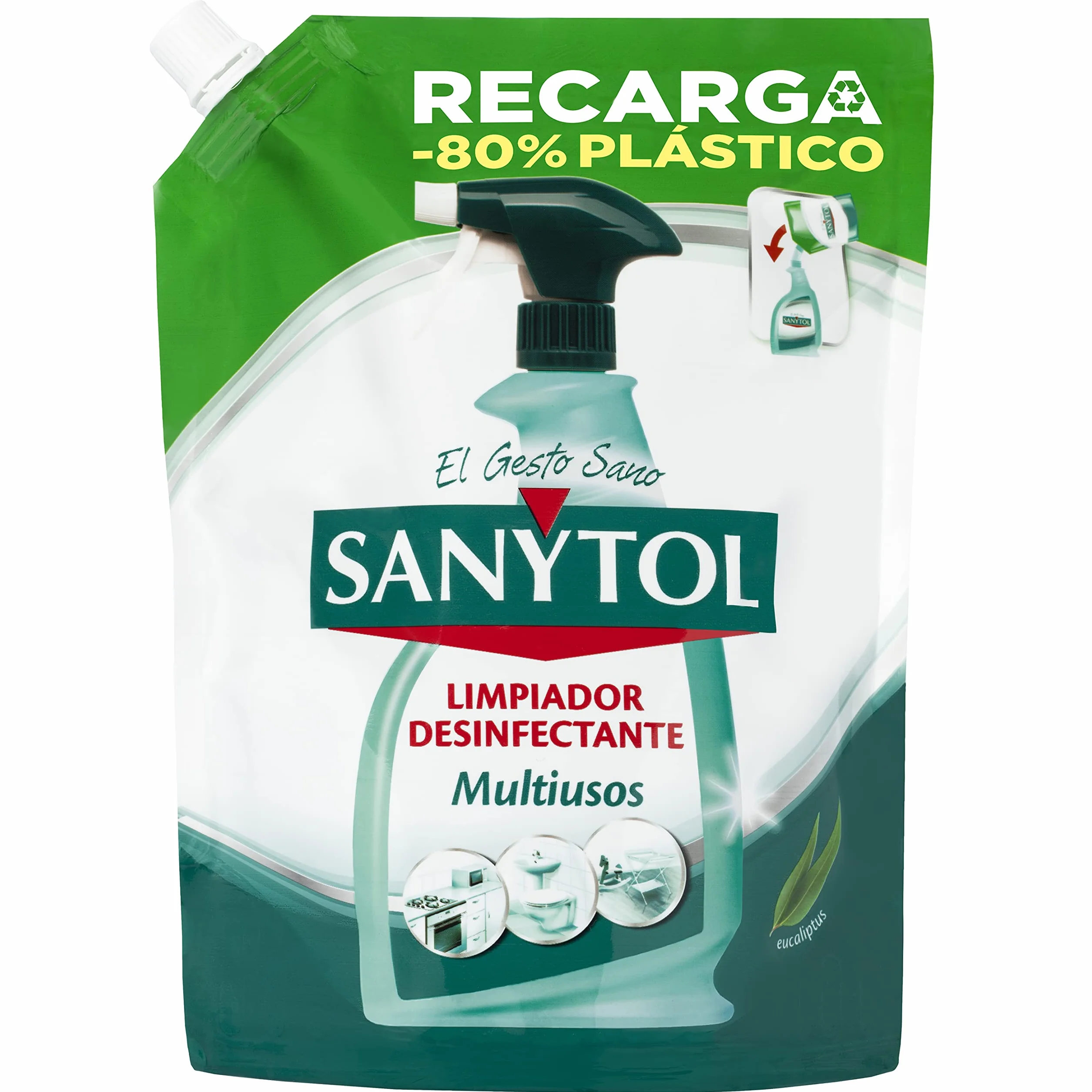 Sanytol Recarga Limpiador Desinfectante Multiusos 750 ml