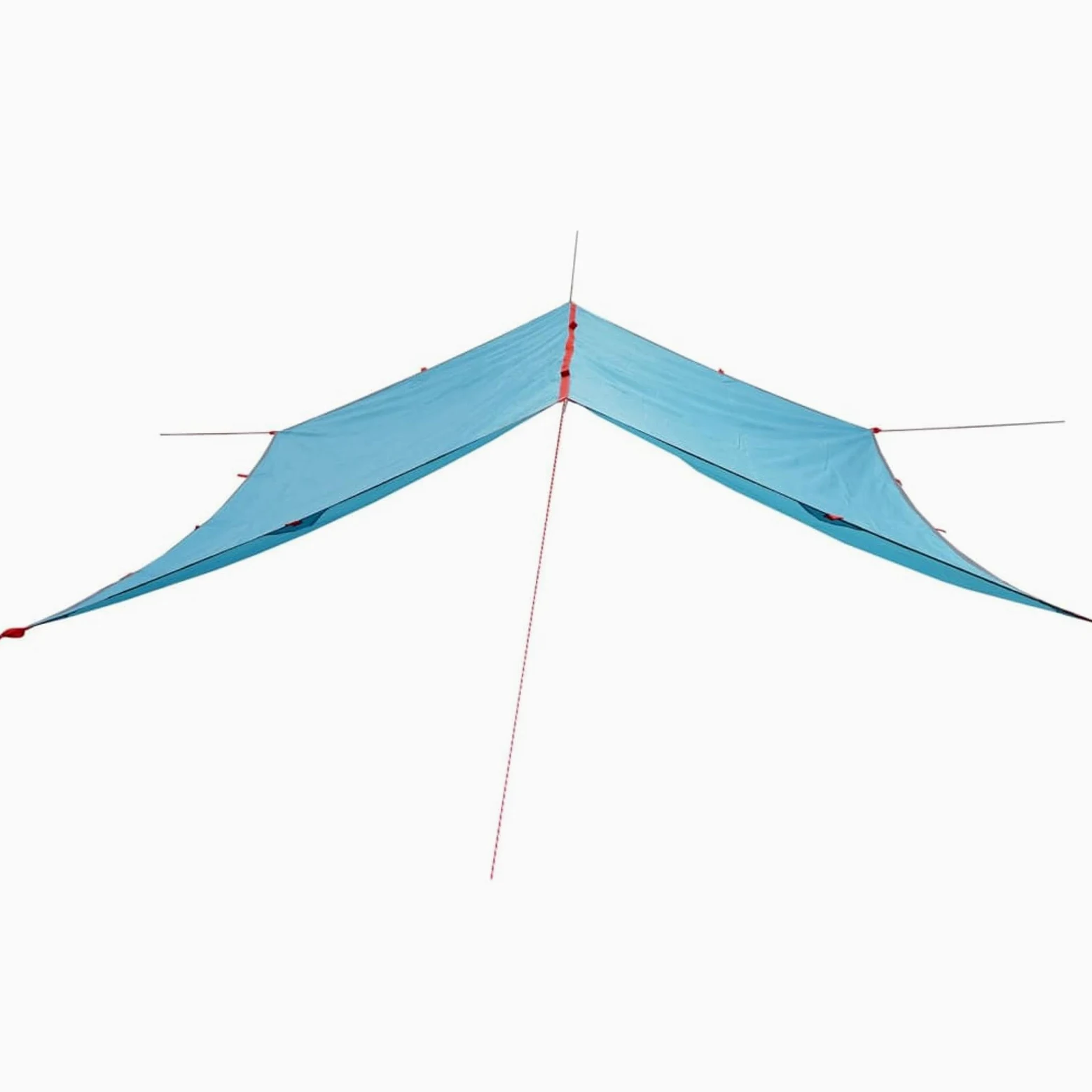 IKAYAA Toldo Camping 500 x 294 cm Impermeable, Ultraligero y Portátil Toldo de Refugio, Tienda de Campaña Tarp, Protección UV, Anti Desgarro, Tarp para Picnic Pesca Camping Senderismo Azul