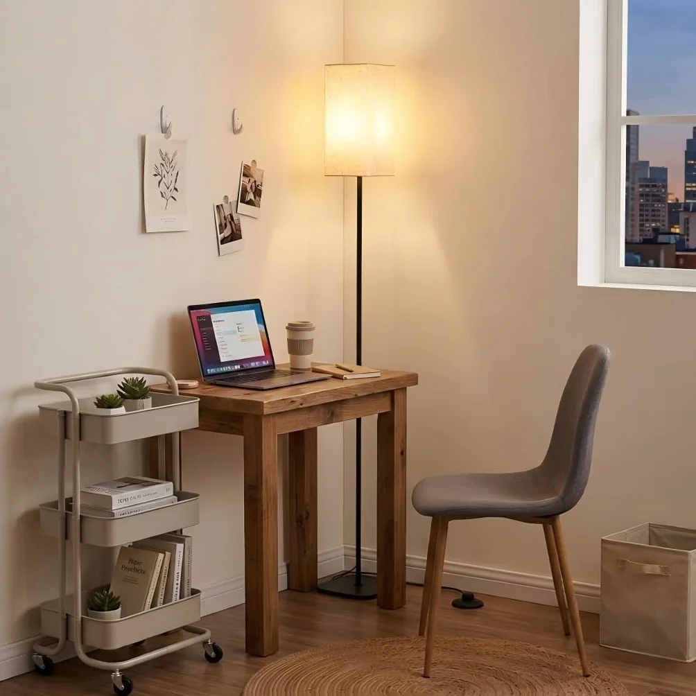 IPARTS EXPERT Lámpara de pie LED estilo moderno-retro, 67 po hauteur, pour salon