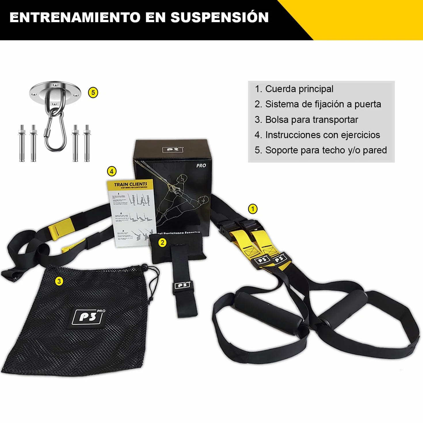 Sacco da Boxe non Imbottito Dotato di Guantoni da Boxe, Corda per Saltare, Bende da Boxe, Catena, Supporto e Sistema di Allenamento in Sospensione - Kit Completo per Palestra in Casa