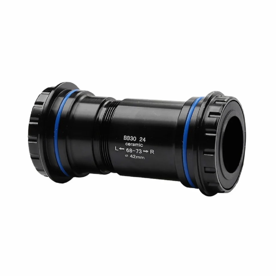 Rodamiento de cerámica roscado a presión BB30 para eje de manivela 24 mm Shimano 22/24 mm SRAM GXP