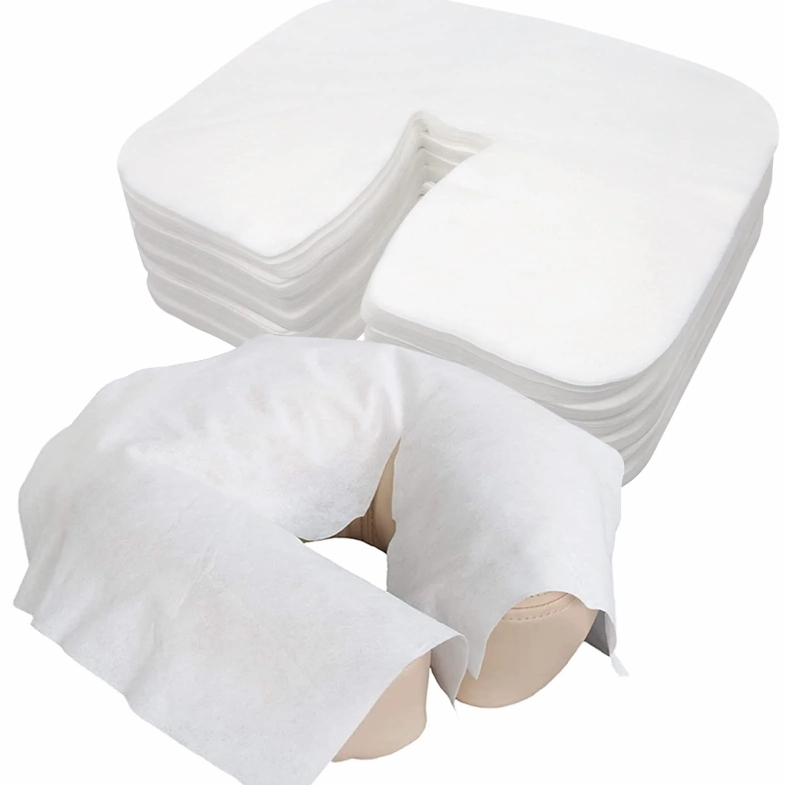 Tvvcalk 200 Piezas Fundas Desechables para Reposacabezas de Mesa de Masaje