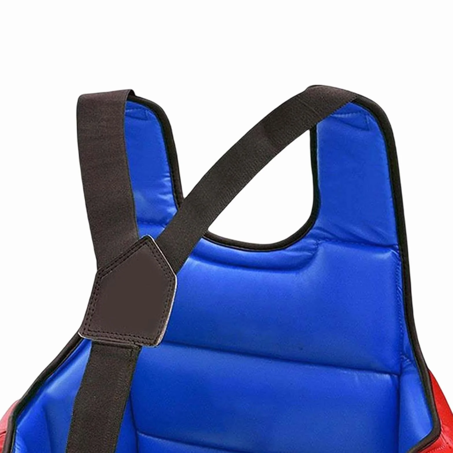 F Fityle Chaleco Protector de Taekwondo, Escudo de Costilla Ajustable, Protector de Pecho de Karate