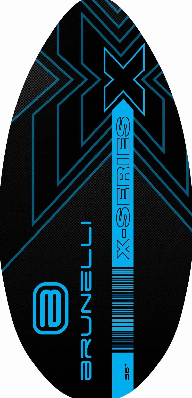 Brunelli Tabla de skimboard de madera para surf 99 cm