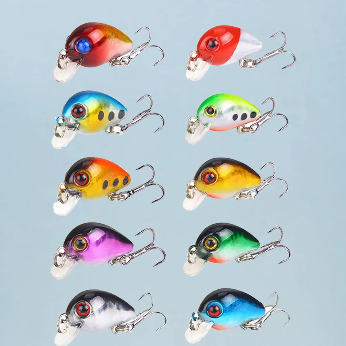 30 Uds Señuelos De Pesca Señuelo Cebo Mini