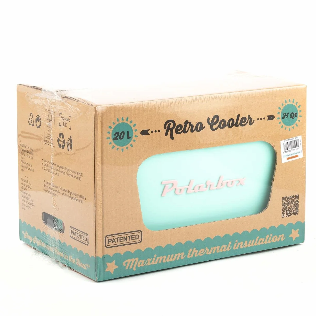 Polarbox - Hielo Verde Pastel, 20 l, Color Verde