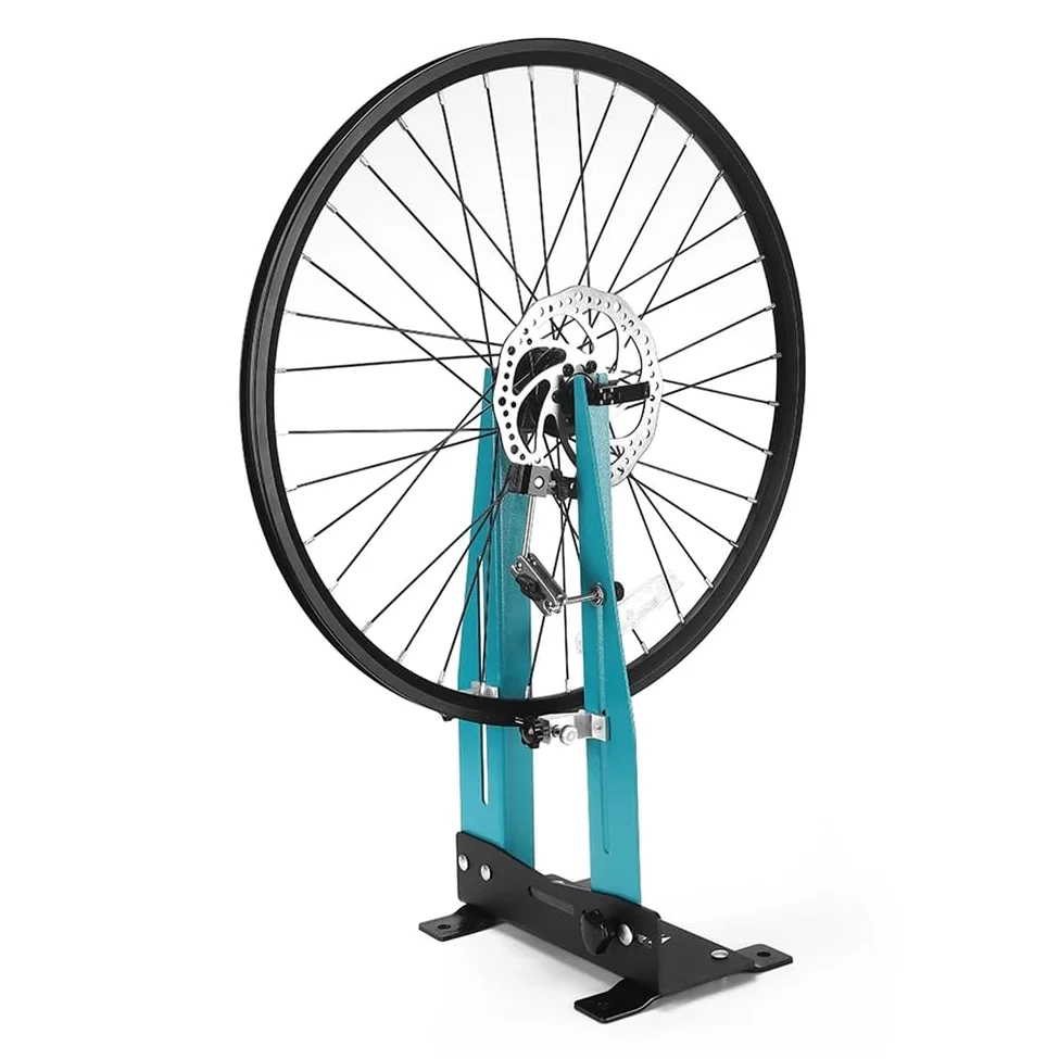 Soporte De Alineación De Ruedas De Bicicleta Multifuncional, Calibración De Borde De Precisión Y Estación De Reparación, Adecuada para Ruedas De 16-27.5-29 Pulgadas