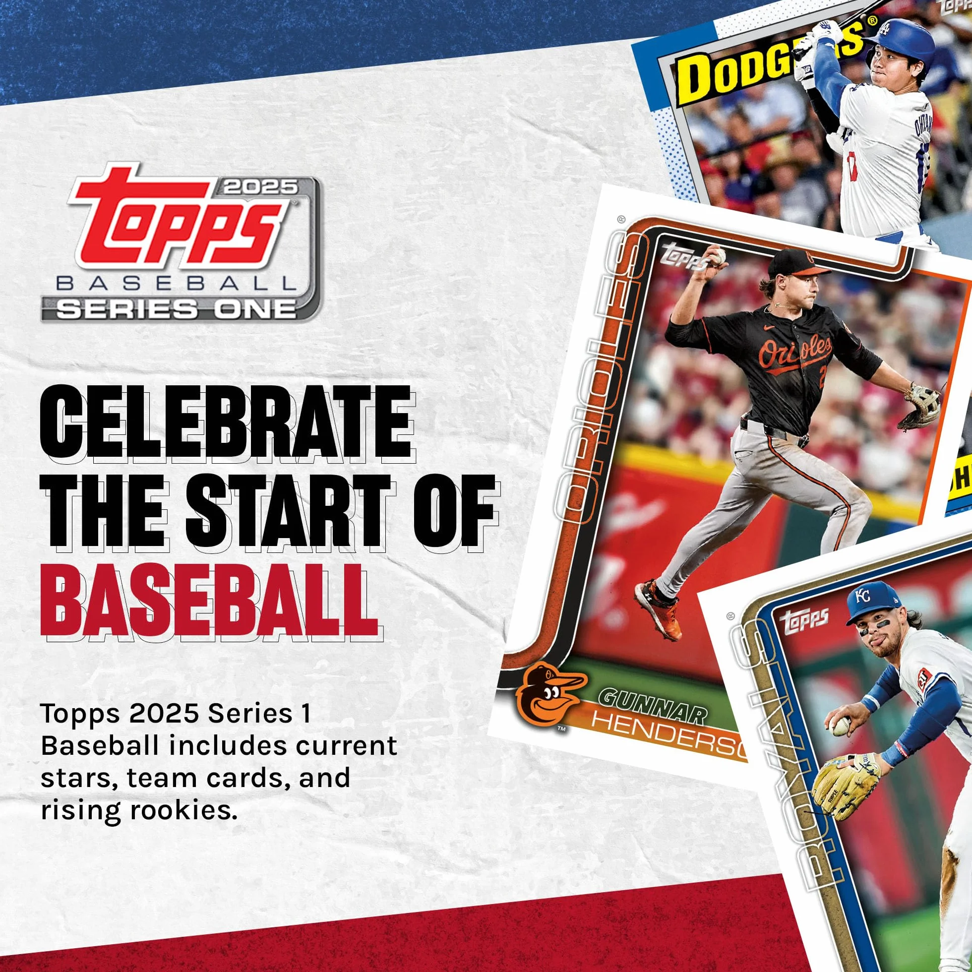 Topps 2025 Baseball Series 1 Caja de Valor sellada de fábrica