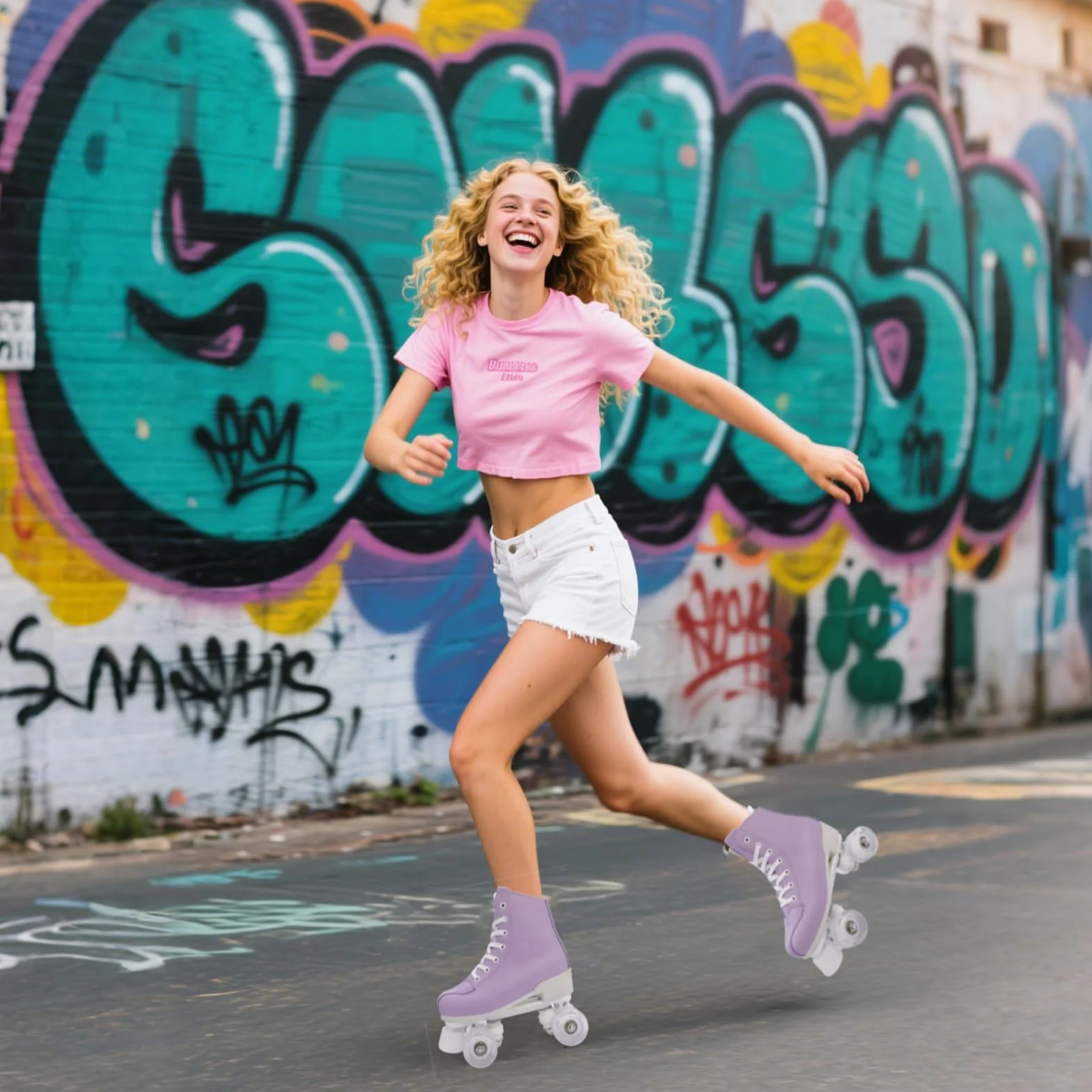 XUDREZ Patines de ruedas para mujeres y niñas, patines Derby para adultos, color verde menta, patines de cuatro ruedas para principiantes, al aire libre e interiores