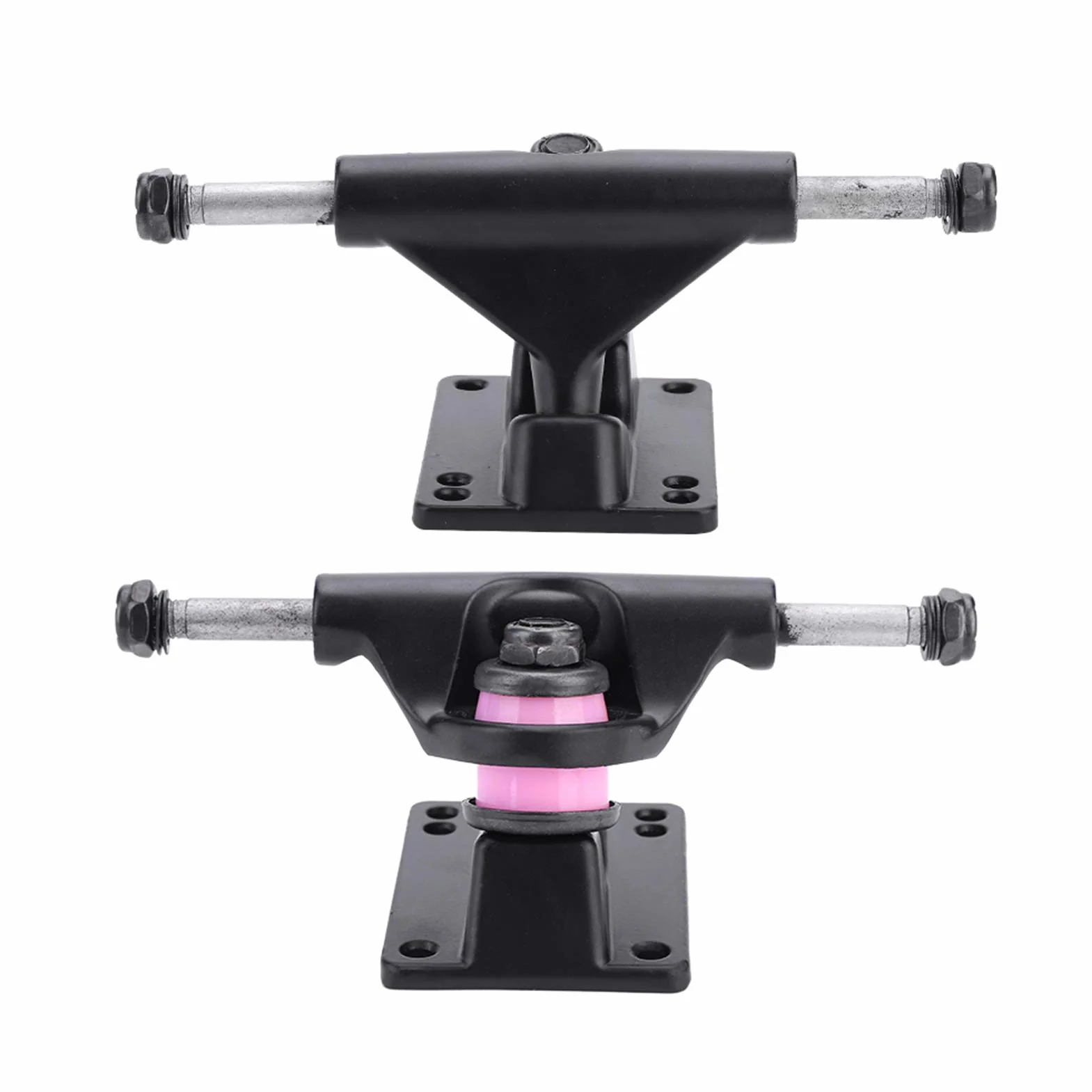 KIMISS 2 Piezas de Camiones de Monopatín, Ruedas ABEC Longboard Combo de Monopatín de 3,0 Pulgadas Camiones de 3,25 Pulgadas 3,8, Camiones de Trueno, 2 Accesorios de Monopatín (Color