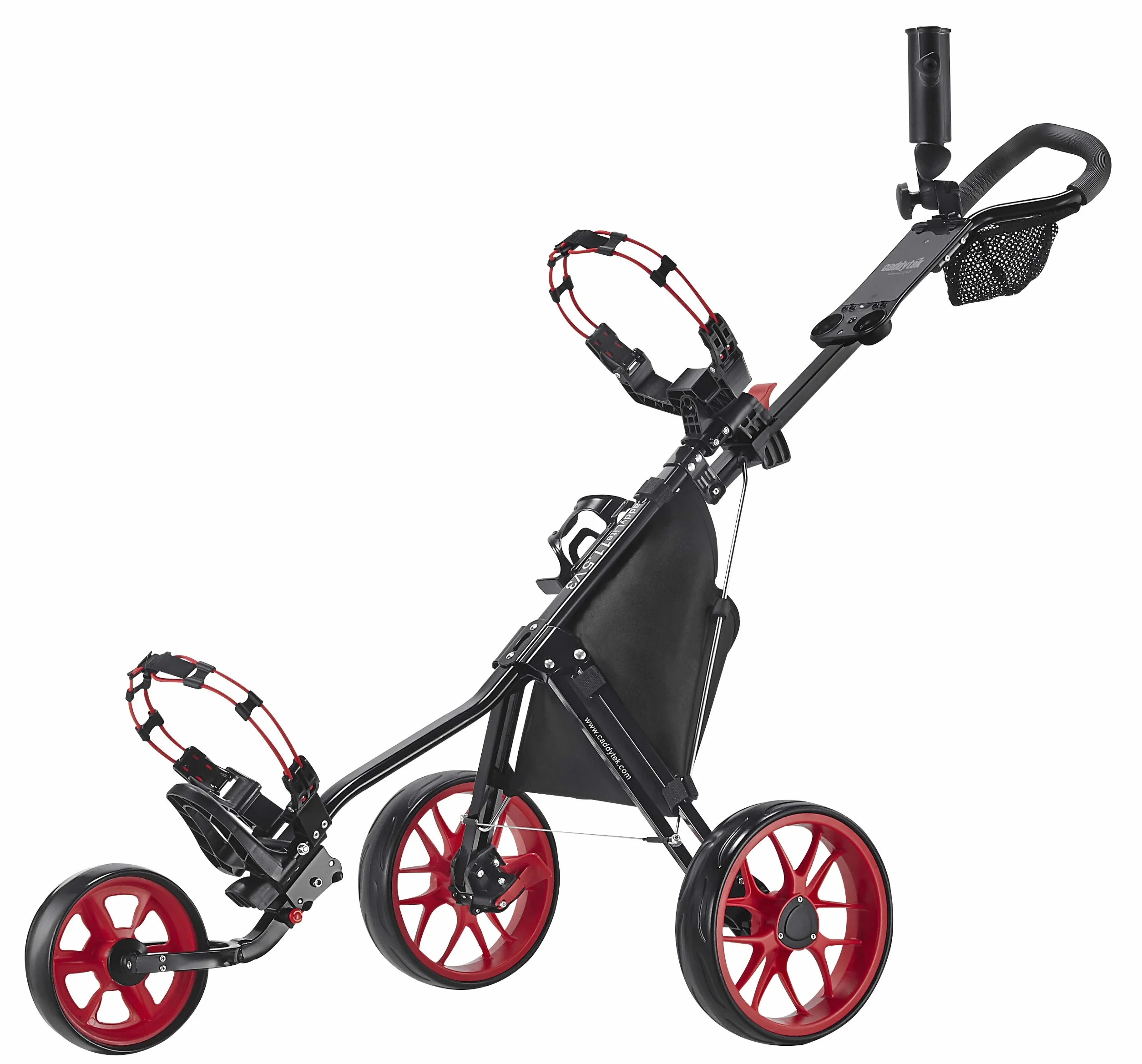 Caddytek CaddyLite 11.5 V3 3 Wheel Golf Push Cart Lightweight Easy Fold