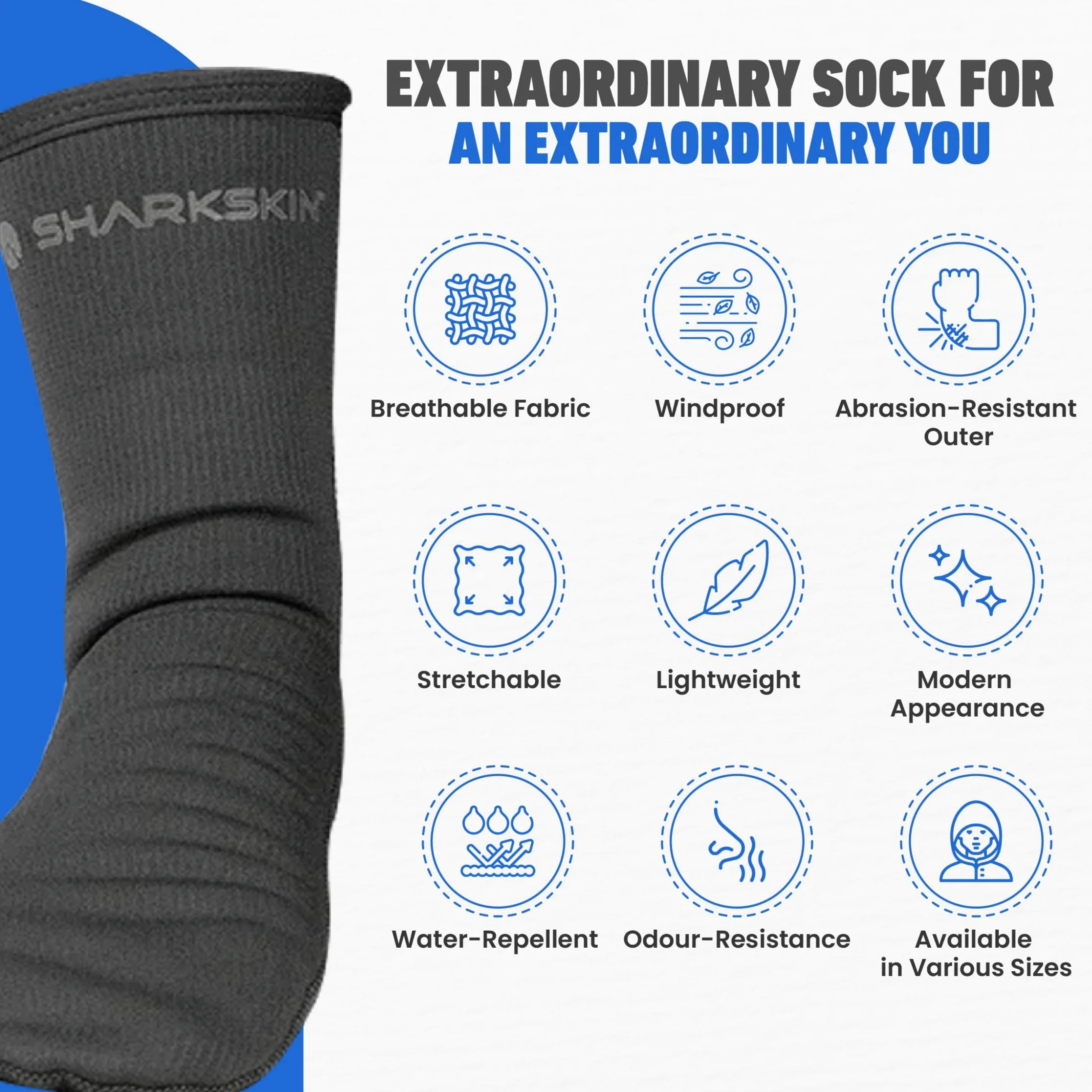 Sharkskin Calcetines Titanium 2 a prueba de frío