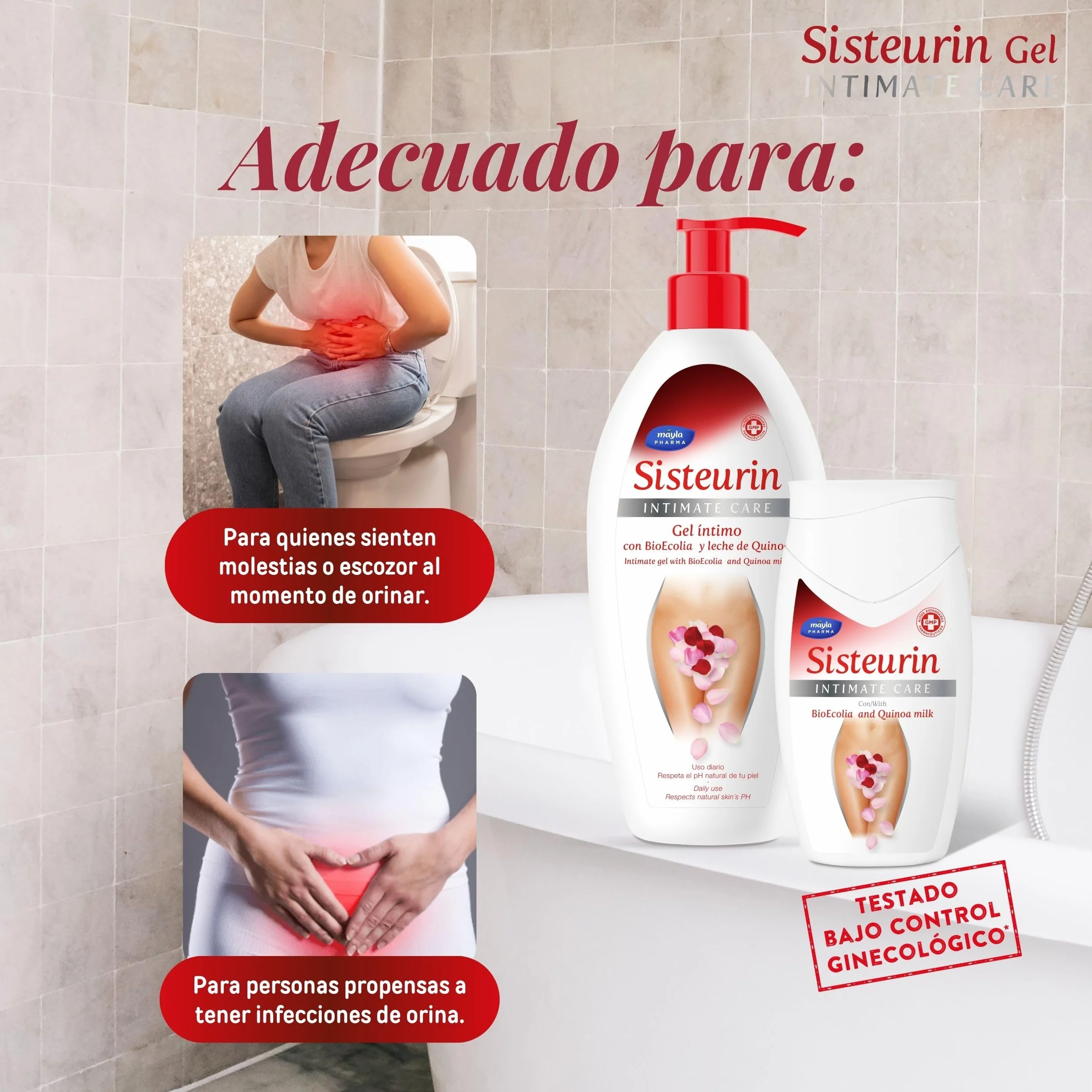 Higiene Íntima Gel 500ml Alivia Picor Prevención Reinfecciones Vaginales Urinarias