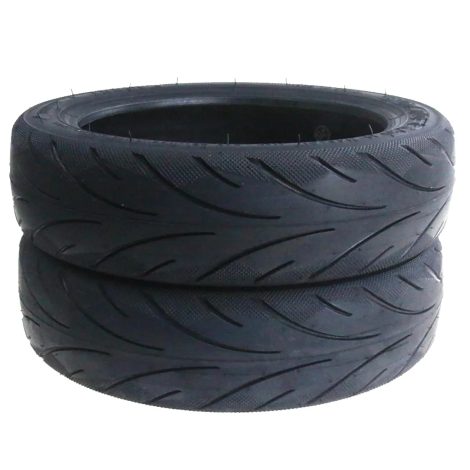 Ruedas de Patinete Electrico Neumático trasero delantero sin cámara de 10 pulgadas 60/70-6,5, neumático Uso apto para patinete eléctrico, neumático exterior de vacío Ruedas Macizas Patinete Electrico