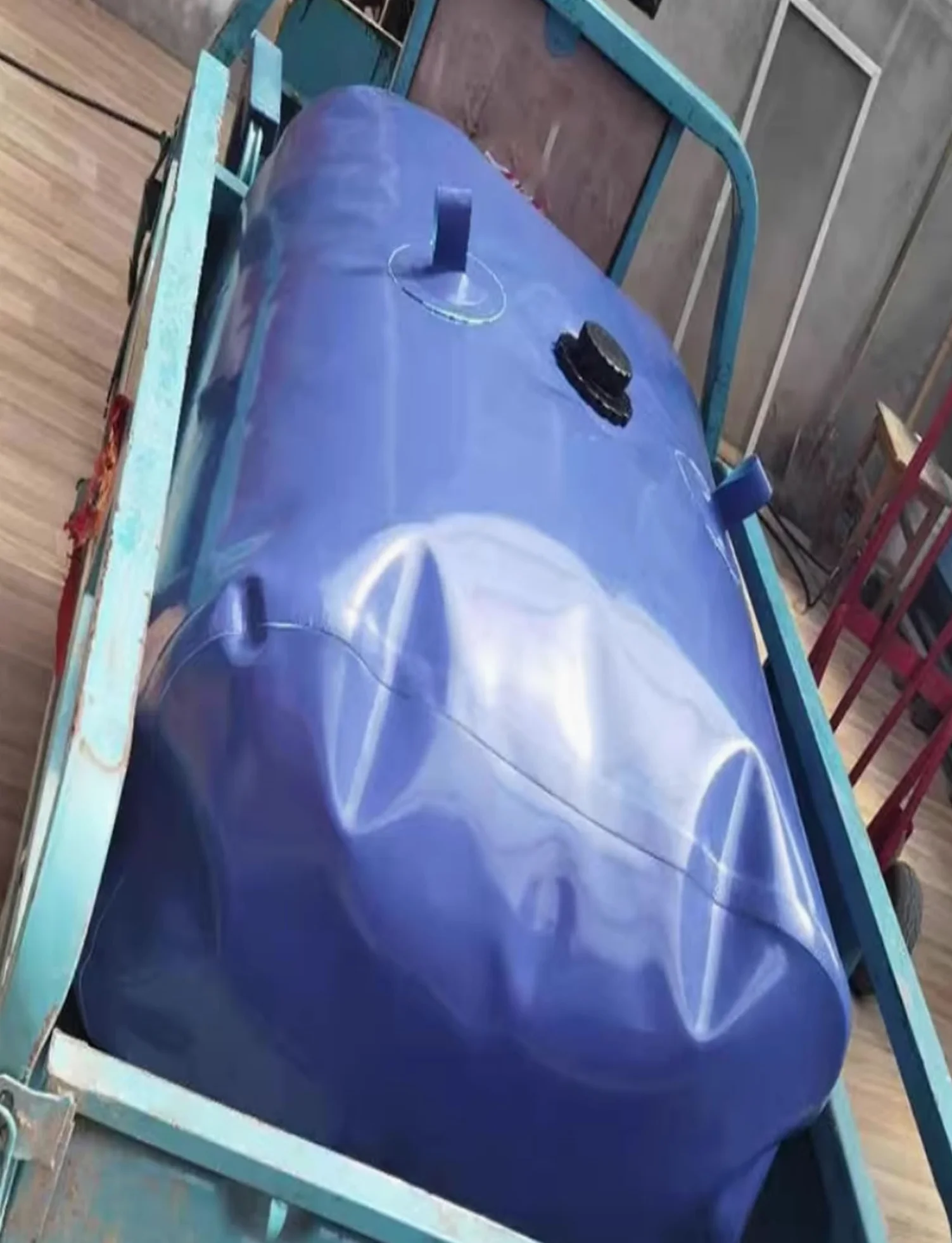 Bolsa grande de almacenamiento de agua, cubo de agua flexible plegable, a prueba de fugas con grifo, resistente para extinción de incendios, jardinería y uso de emergencia