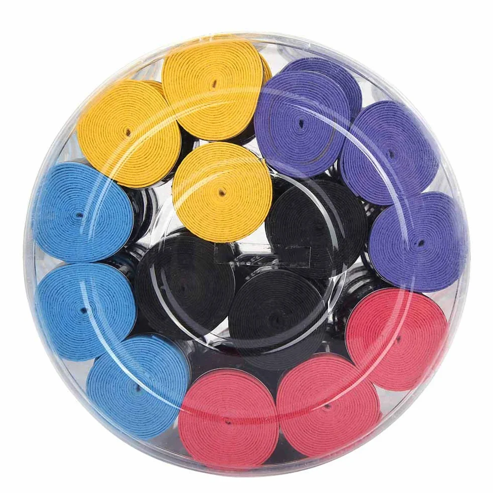OUKENS Overgrips de Raqueta de bádminton de Tenis, 60 Piezas, Antideslizante y súper Absorbente, Cinta de Agarre de Raqueta, Cinta para el Sudor para Raquetas para Raquetas de Tenis de Bádminton