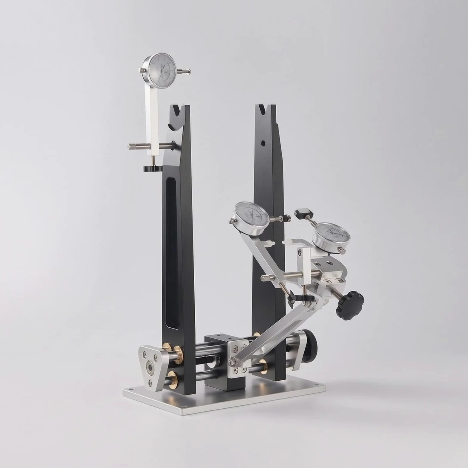Soporte de Ruedas Soporte Alineación Ruedas Herramienta Ajuste Llave Radios con de Carátula y Base Estable de Aleación y Acero Compatible 16 a 29