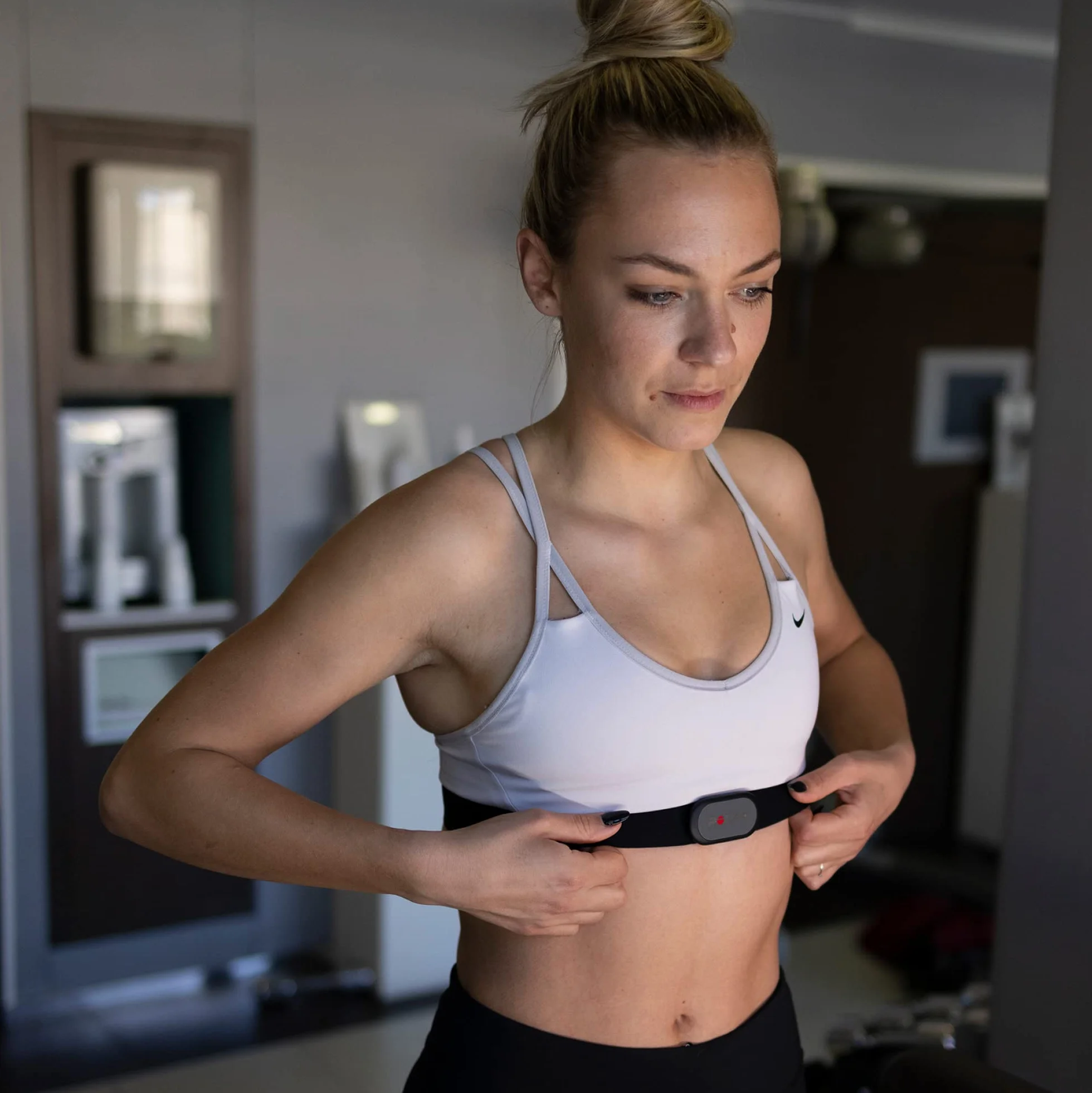 Polar H9 Sensor de Frecuencia Cardíaca Ant+ Bluetooth Resistente al Agua con Elástico