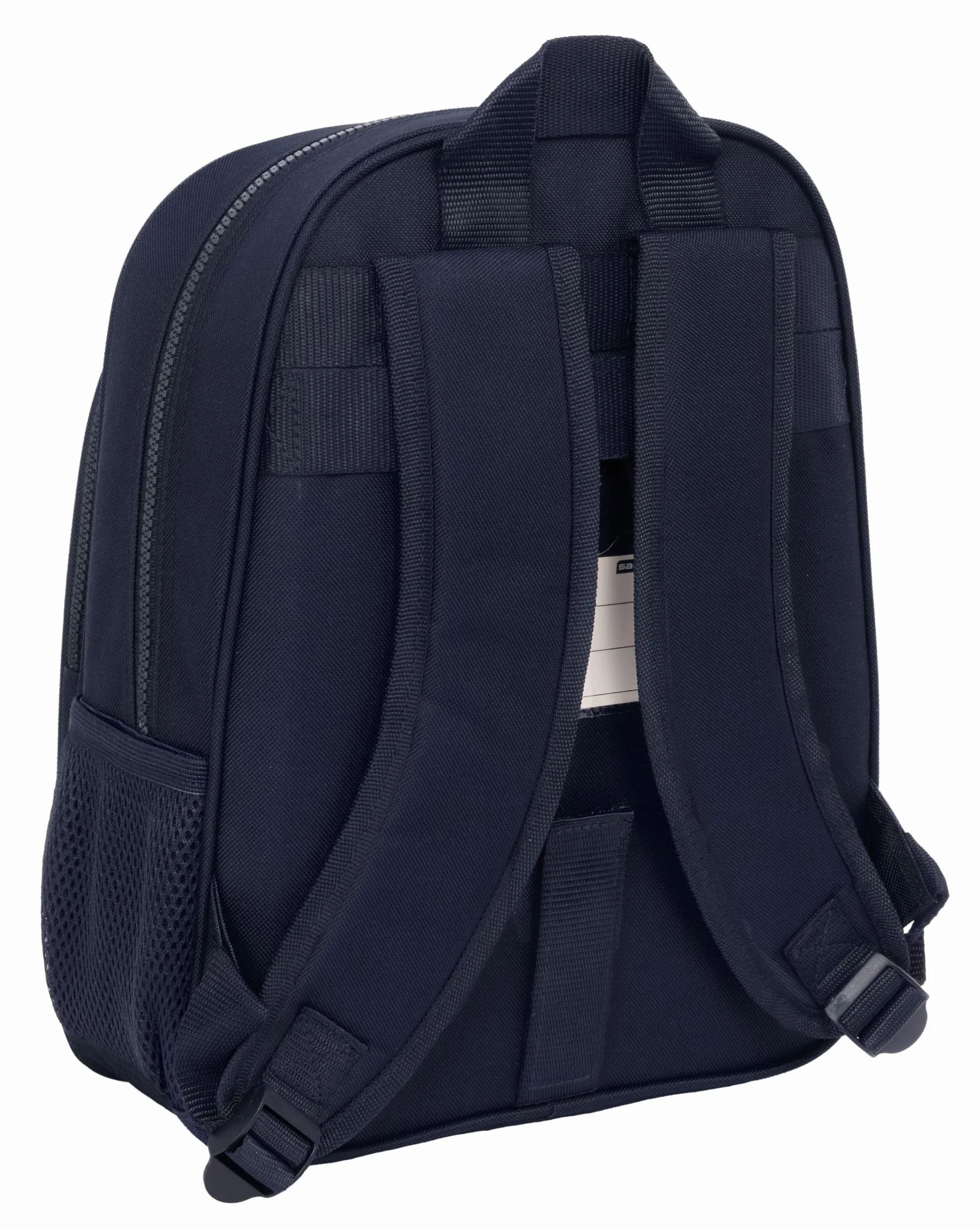 Safta REAL MADRID 2ª EQUIPACIÓN 24/25 - Mochila Escolar Infantil, Ideal para Niños de Diferentes Edades, Cómoda y Versátil, Calidad y Resistencia, 27x10x33 cm, Color Azul Marino