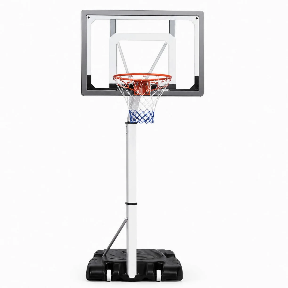 Canasta de Baloncesto Exterior Ajustable Portátil para Niños y Familias
