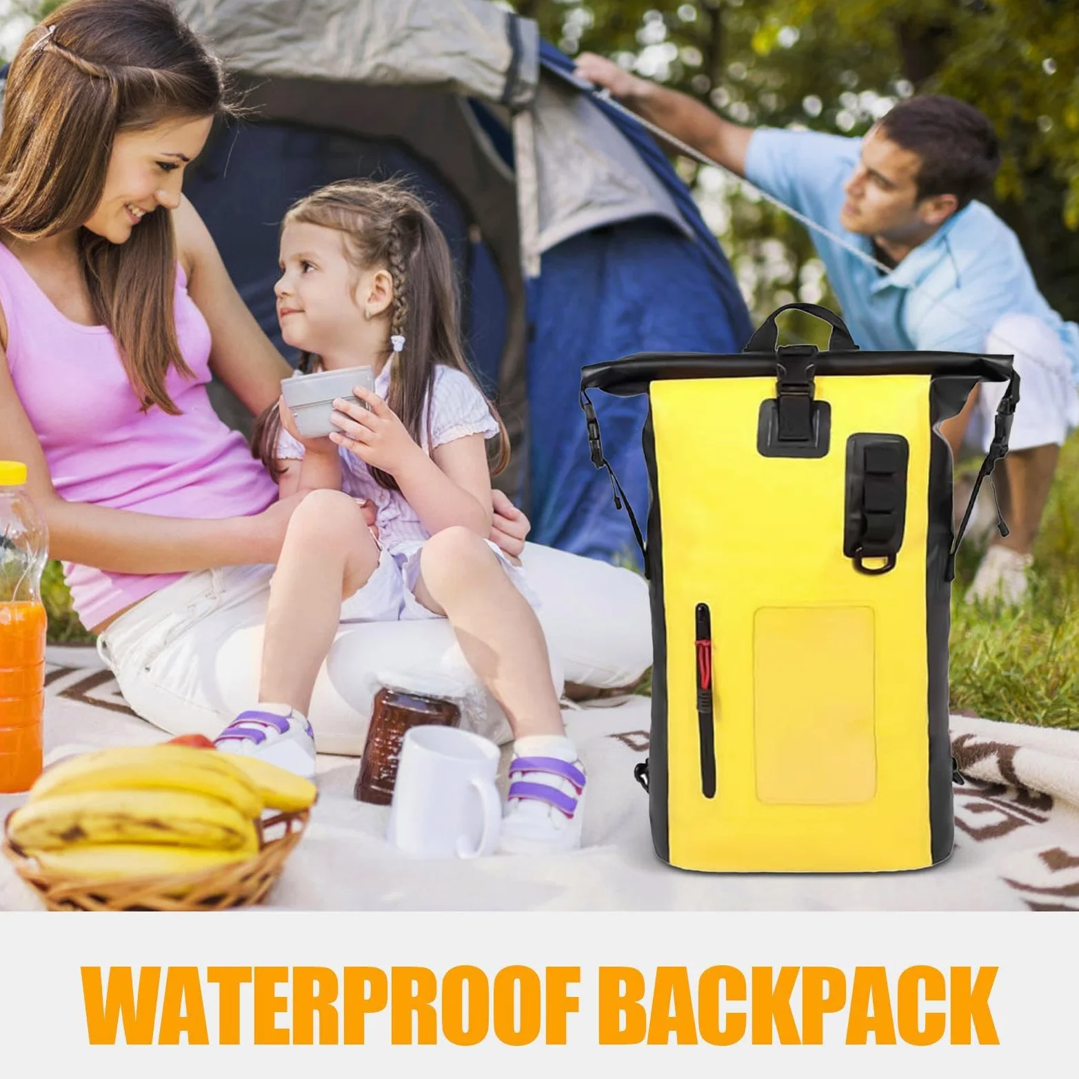 Bolsas Secas Estancas Impermeables Para Kayak Gran capacidad, paquete de 30 | Mochila Impermeable Con Cierre De Enrollar Para Viajes, Natación, Kayak, Camping Y En La Playa