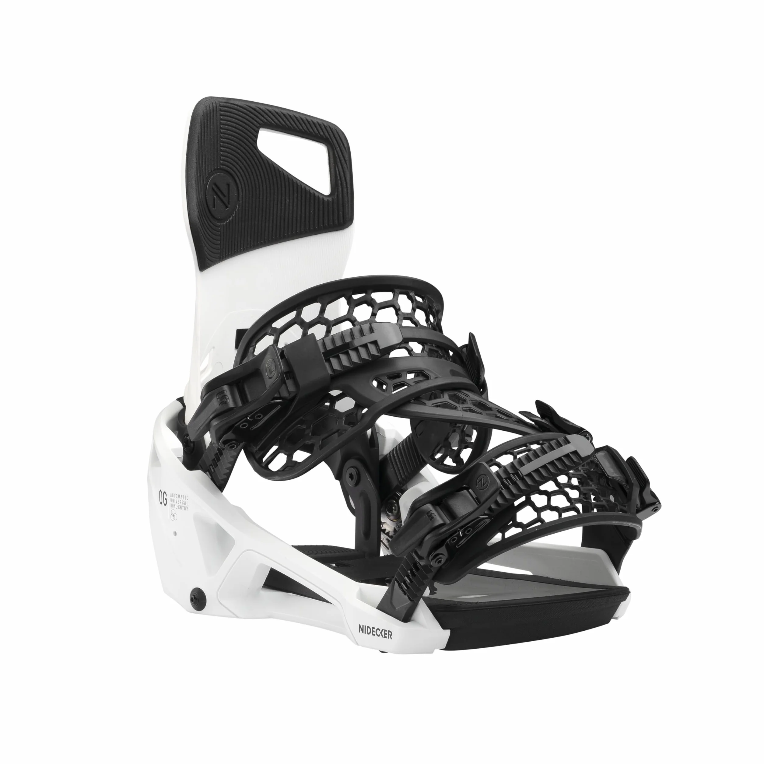 Nidecker OG Supermatic Fijaciones de Snowboard Automáticas XL Blanco