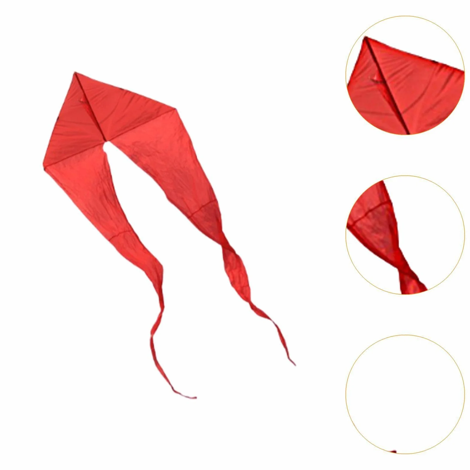 Milageto Cometa Fantasma al Aire Libre Cometa Triangular Grande Plegable de Poliéster para Niños y Adultos Línea Única Fácil de Controlar y